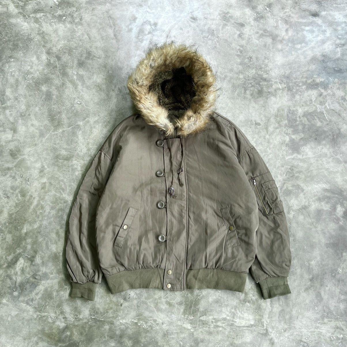 Japanese Brand × Vintage Vintage y2k pilot N2B bomber jacket sith