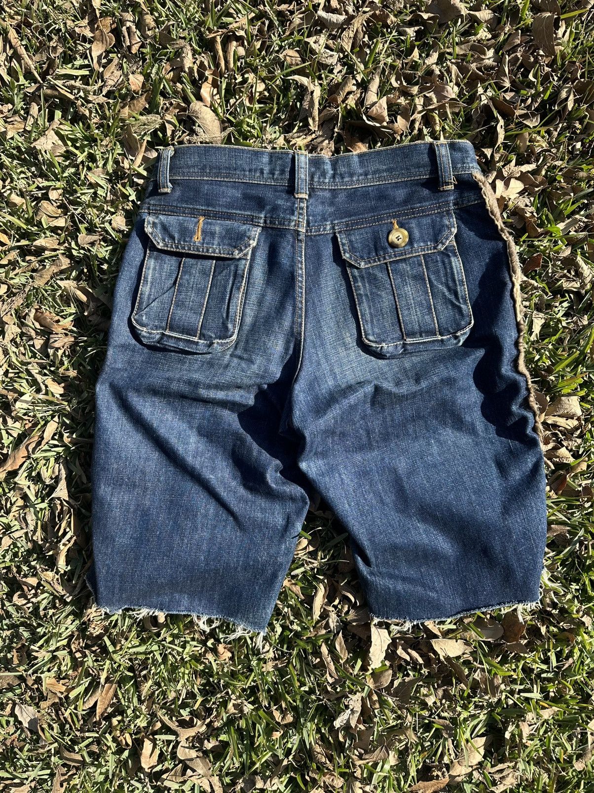 Comme des Garcons Tricot CDG Wool Denim Shorts Size US 31 - 11 Thumbnail