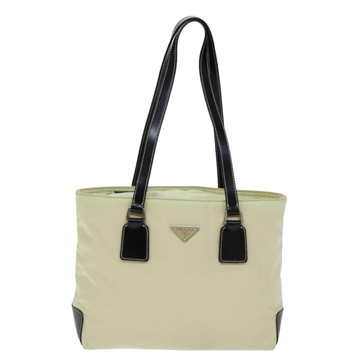 Prada PRADA Hand Bag Nylon Cream Size ONE SIZE - 2 Thumbnail
