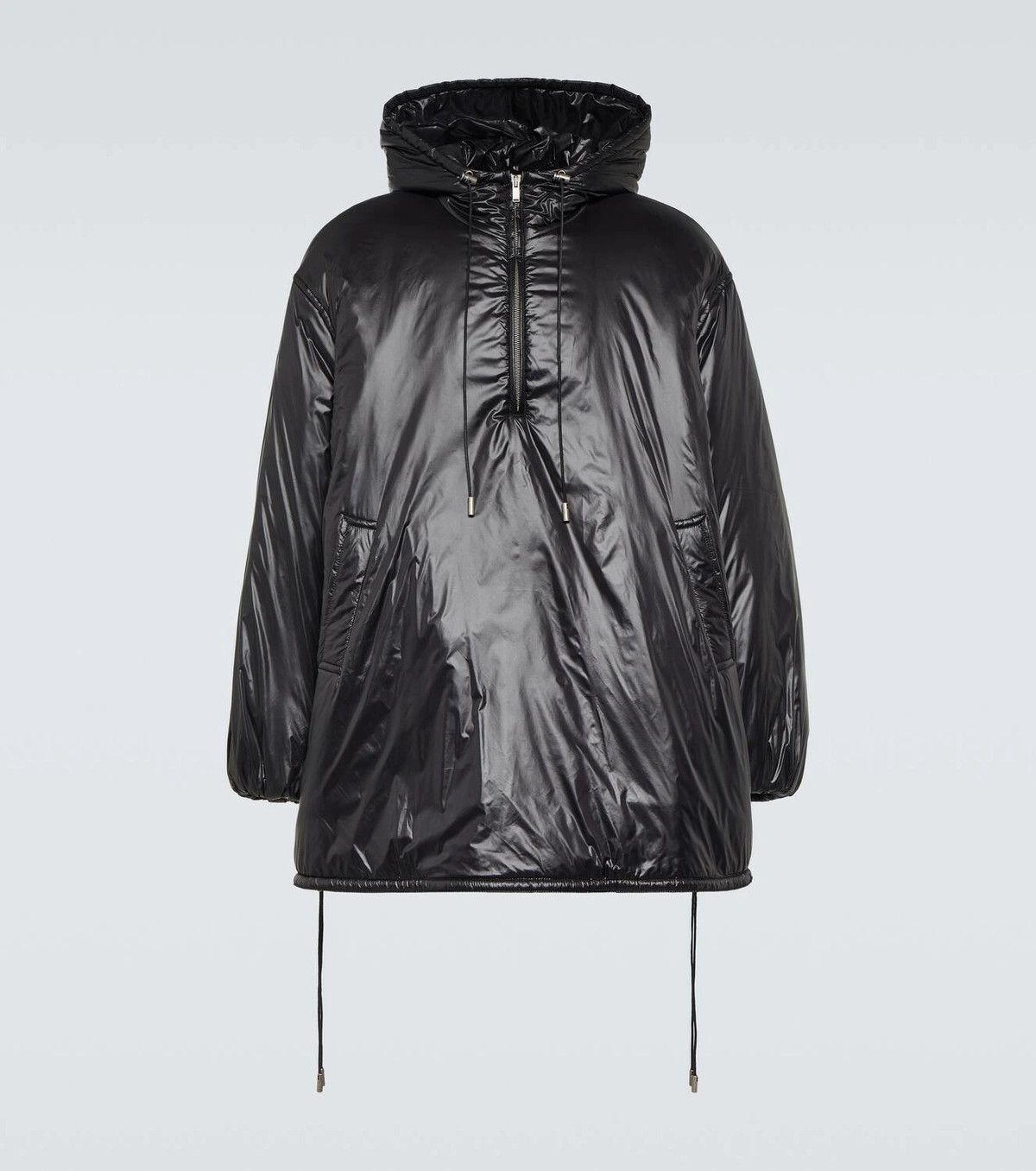 Saint Laurent Paris o1y0325 Hooded Jacket in Black Size US M / EU 48-50 / 2 - 1 Thumbnail