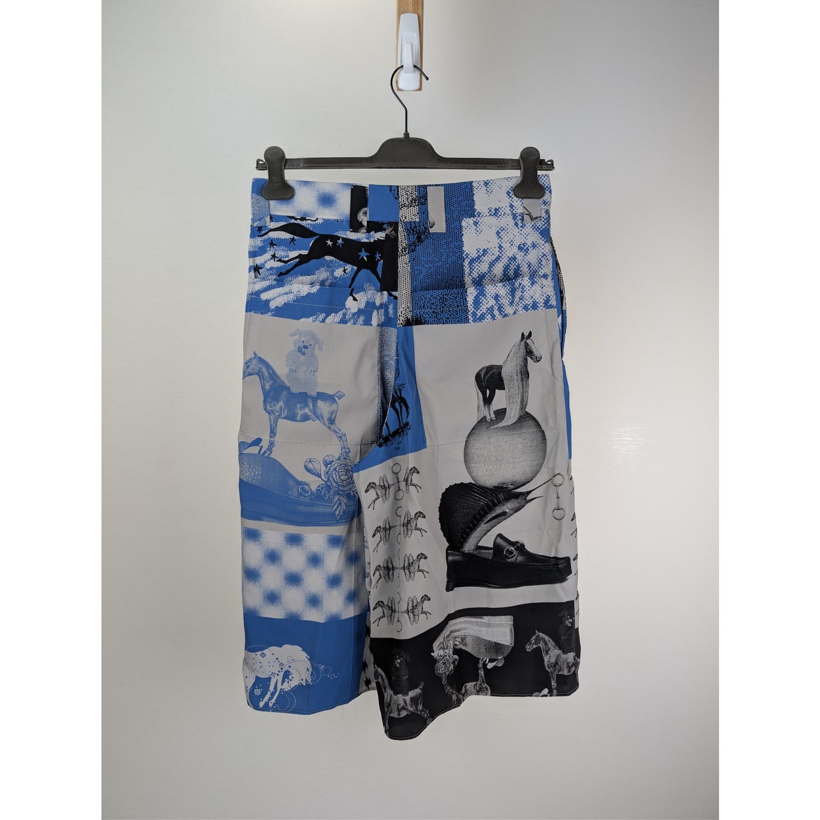 Gucci o1rshd1 Short Pant in Blue/Black Size US 34 / EU 50 - 14 Thumbnail
