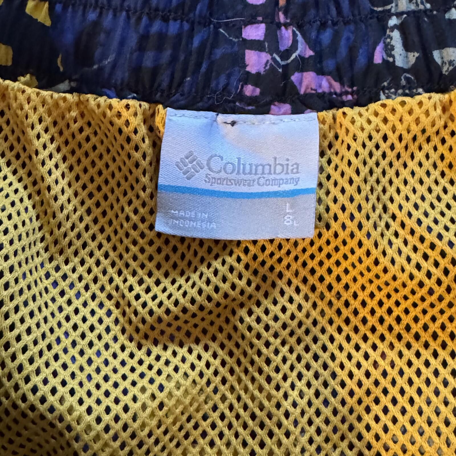 Columbia Columbia Men's Patterned Large Lined Swim Trunks Size US 34 / EU 50 - 4 Thumbnail