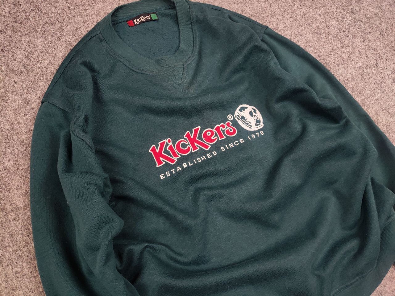 Kickers Vintage KicKers embroidered Emerald Sweatshirt Y2K Style Size US M / EU 48-50 / 2 - 9 Thumbnail