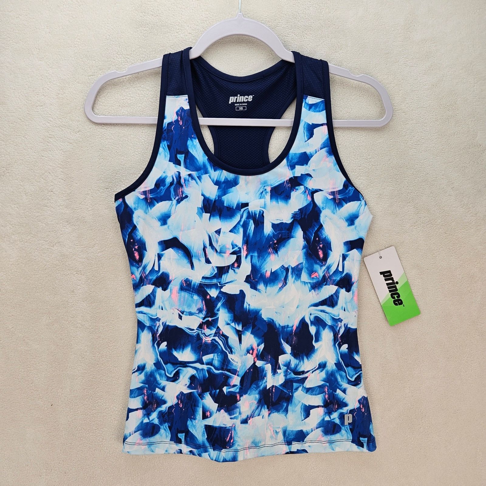 Prince PRINCE WOMEN'S XS CORE FASHION WICKING TENNIS TANK TOP BLUE Size XS / US 0-2 / IT 36-38 - 1 Thumbnail