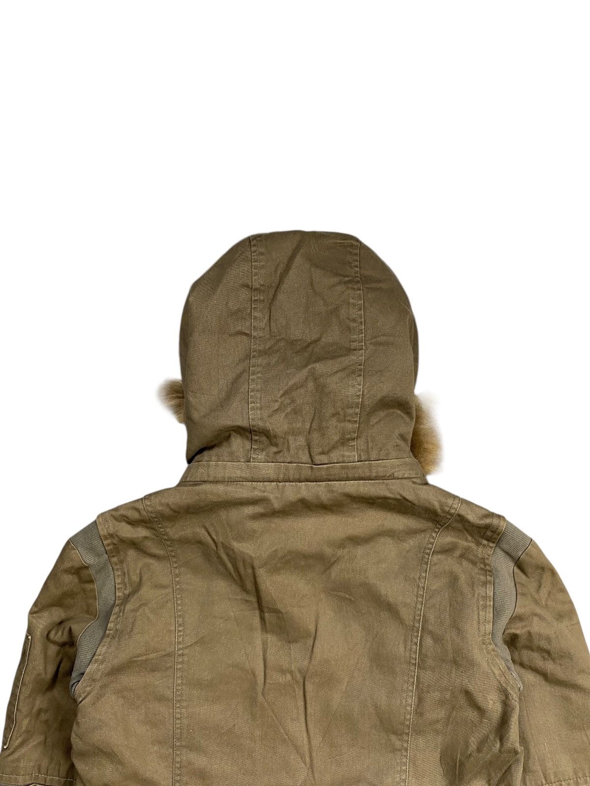 Le Grande Bleu (L.G.B.) 2000s Brush - Apocalypse Style Fur Hoodie Jacket Size US M / EU 48-50 / 2 - 8 Thumbnail