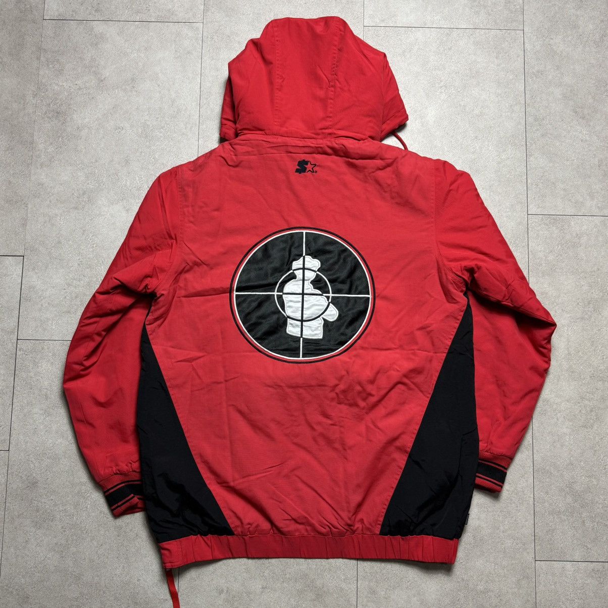 Public Enemy × Supreme VINTAGE Supreme x Public Enemy Starter Jacket 2006 Large Size US L / EU 52-54 / 3 - 2 Thumbnail