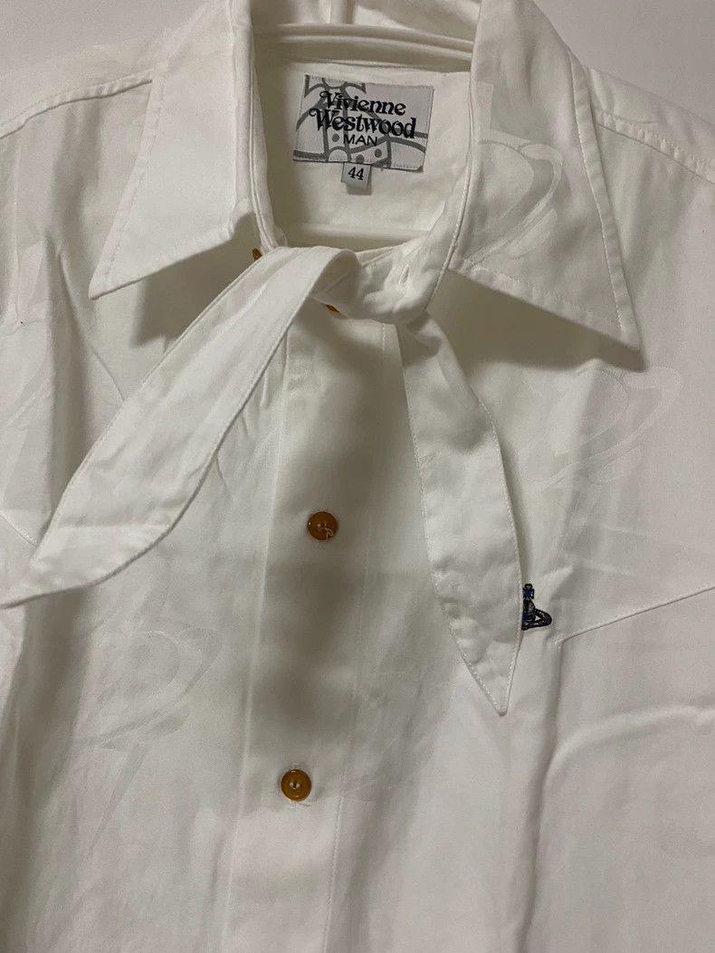 Vivienne Westwood Vivienne Westwood Saturn Dark Vetch Collar Tie Shirt Size M / US 6-8 / IT 42-44 - 6 Thumbnail