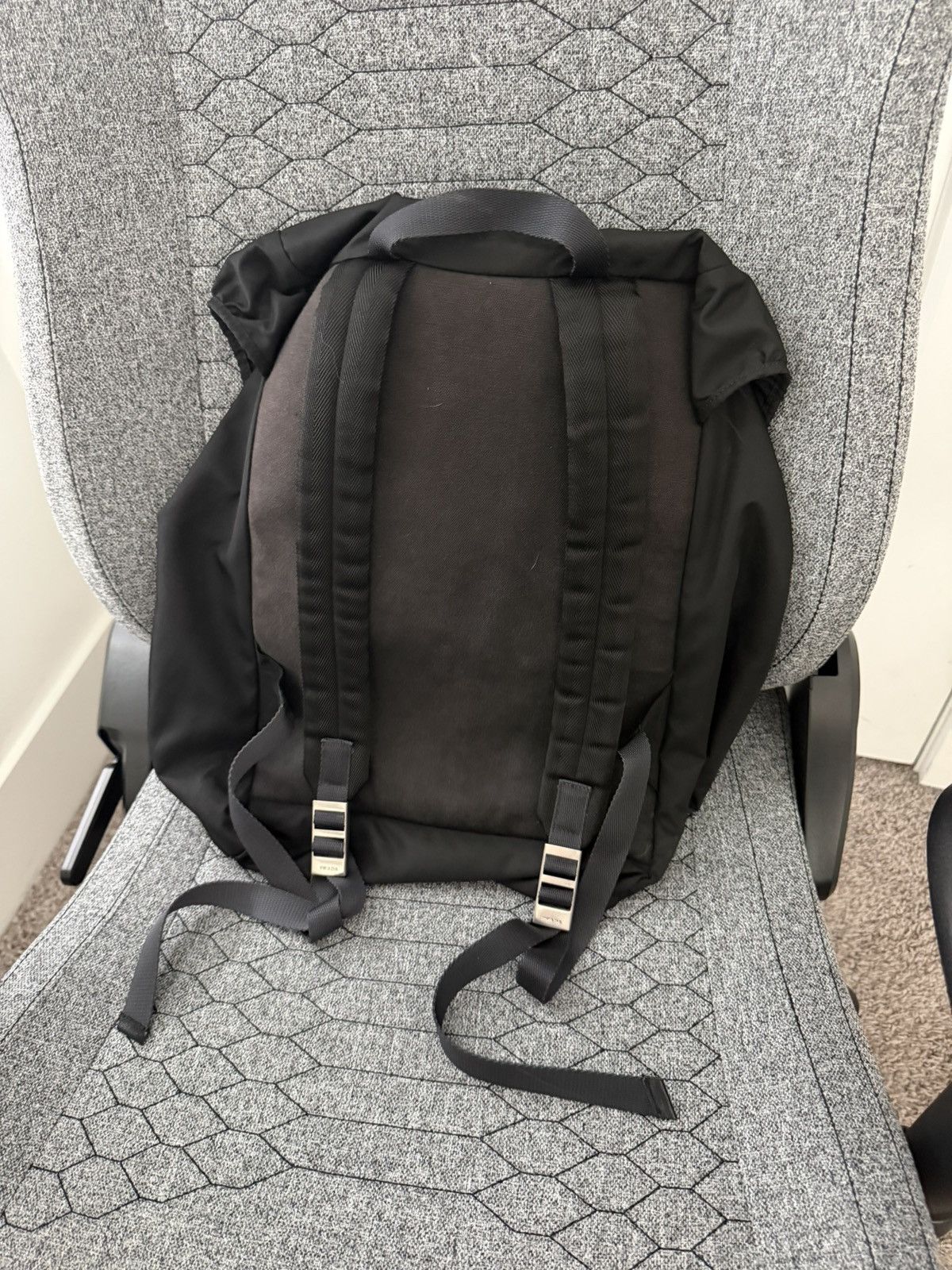 Prada Prada Re-Nylon and Saffiano Leather Backpack Size ONE SIZE - 5 Thumbnail
