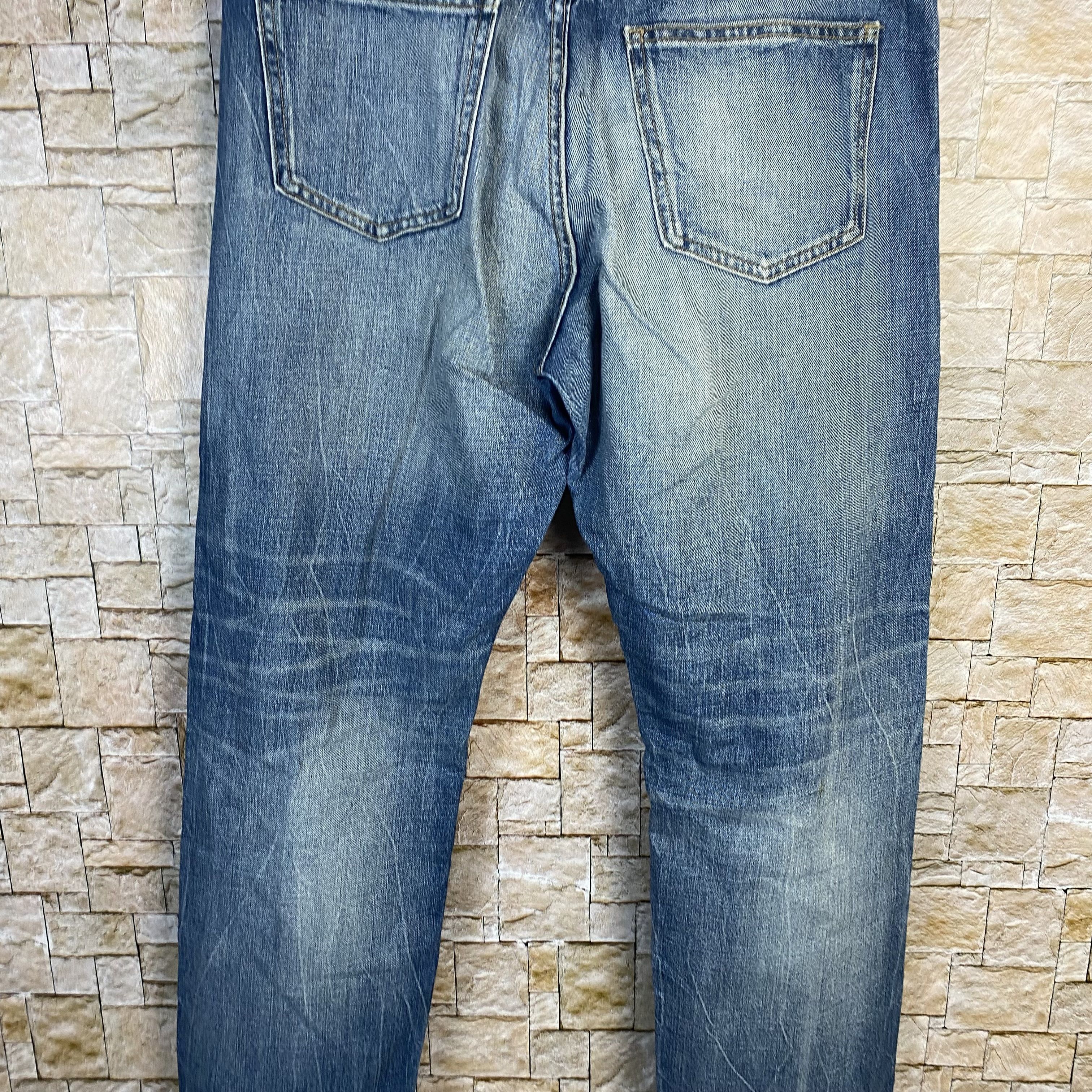 Uniqlo Uniqlo Blue japan vintage faded Denim Pants #7586 Size US 33 - 15 Thumbnail