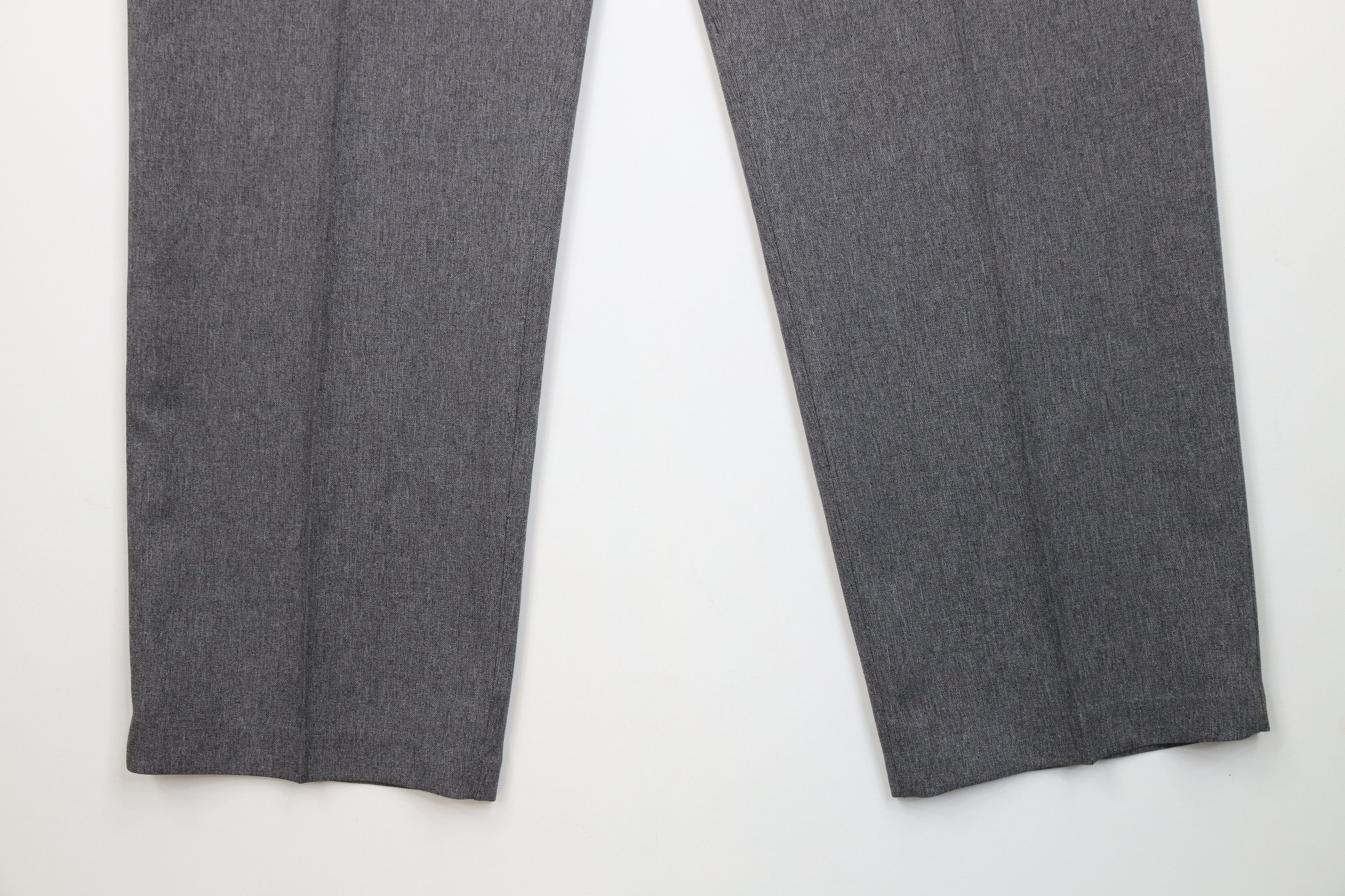 Levi's Vintage 90s Levis Chambray Wide Leg Chino Pants Gray USA Size US 38 / EU 54 - 4 Thumbnail