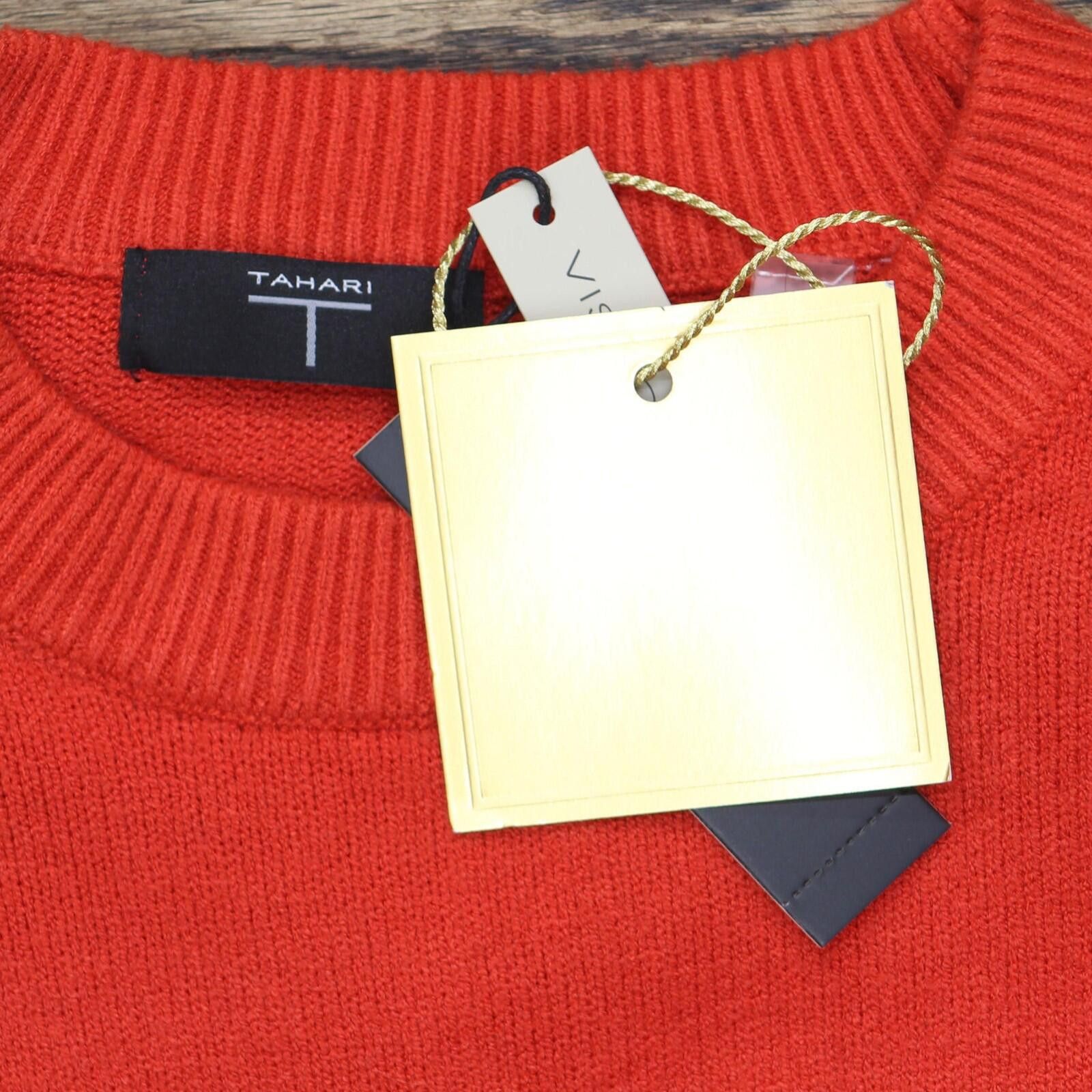 Other Nwt T Tahari Stretch Sweater 166090cf570f51 S Poppy Red Size S / US 4 / IT 40 - 3 Thumbnail
