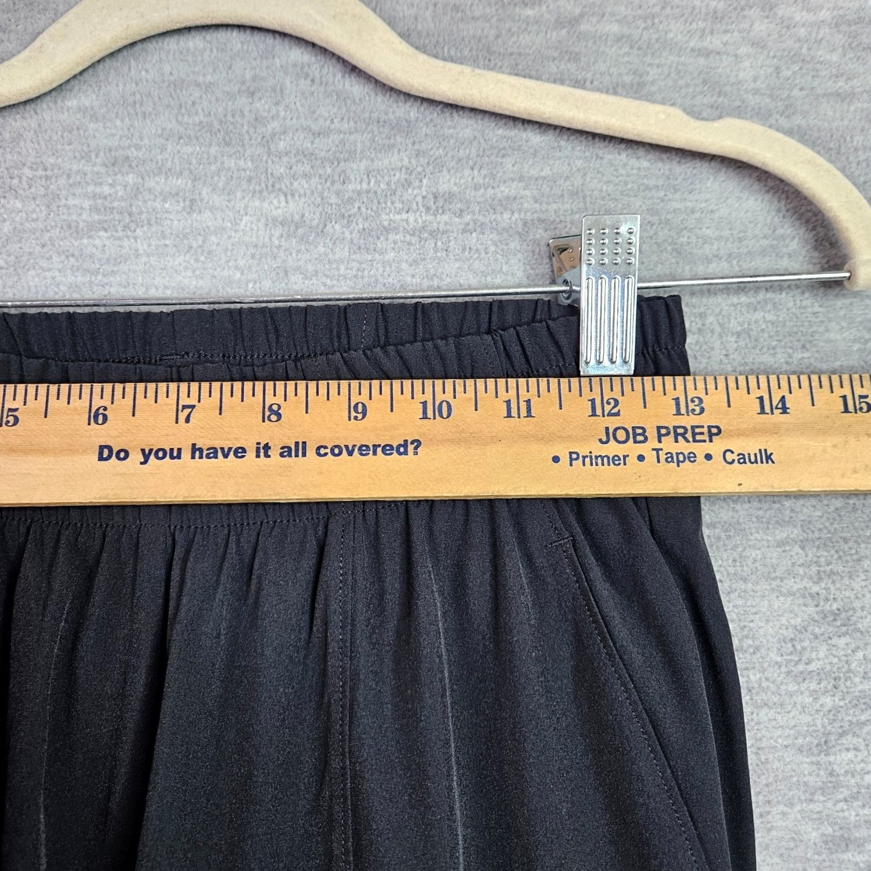 Vintage Rabbit Women's Black Wide Leg Pants XS Elastic Waist Athleisure Size 26" / US 2 / IT 38 - 3 Thumbnail