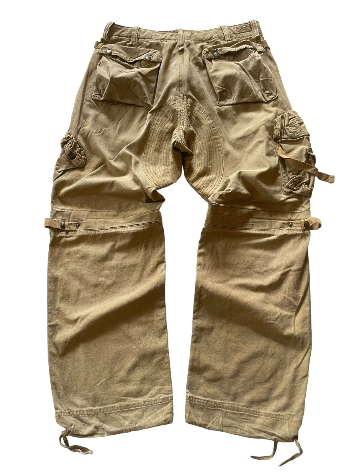 Japanese Brand × Junya Watanabe Junyawatanabe Dolce Gabanna Style Distressed Baggy Cargos Size US 32 / EU 48 - 2 Thumbnail