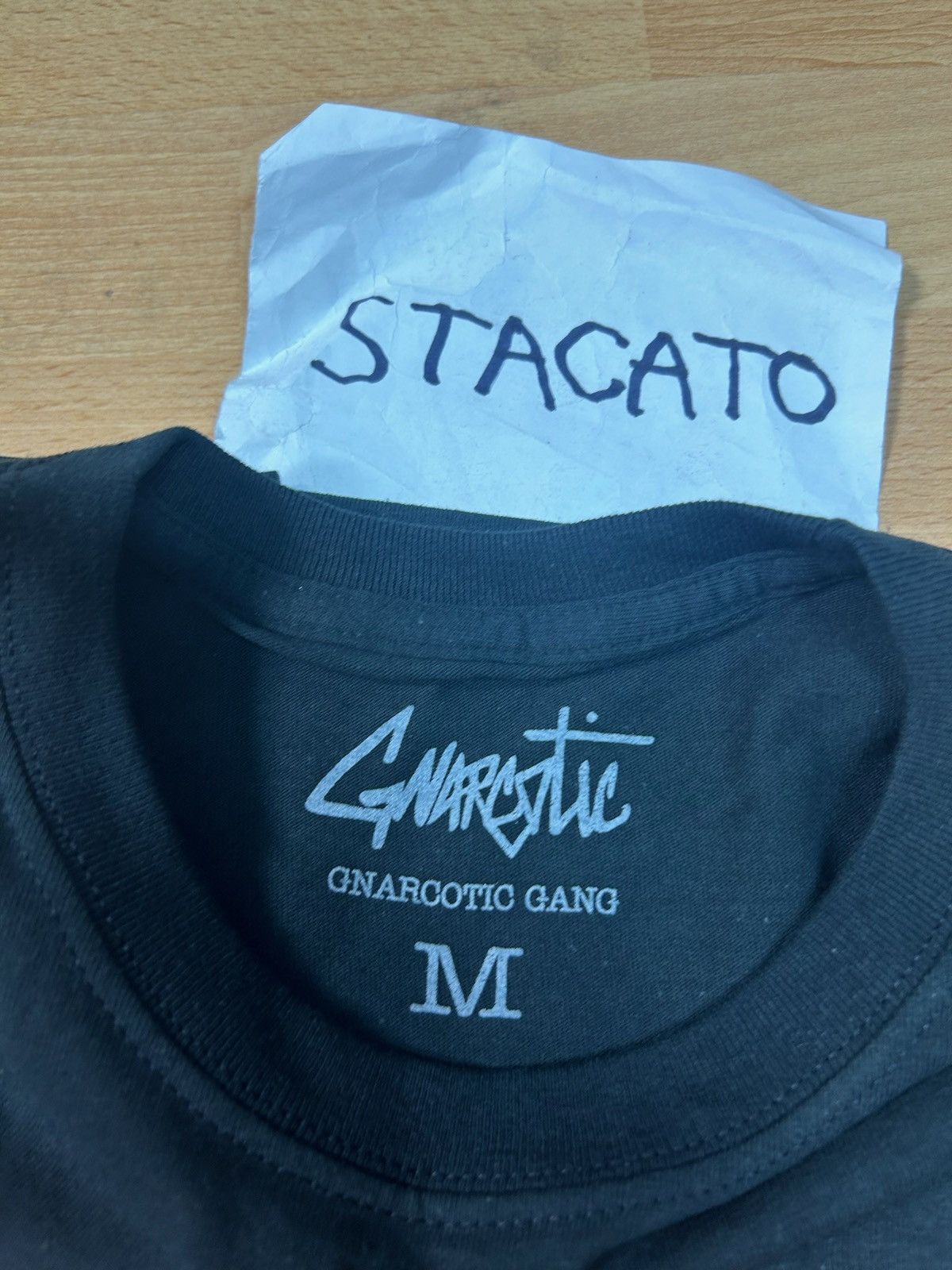 Gnarcotic × Rap Tees Gnarcotic Lil Gnar Logo Tee Black/Red Size US M / EU 48-50 / 2 - 4 Thumbnail