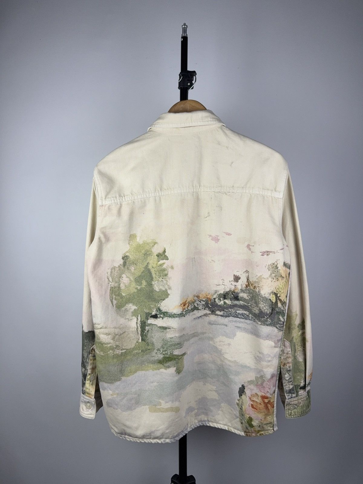 Zara Avant Garde ZARA / Raf Simons style ART Cotton Heavy Shirt Size US S / EU 44-46 / 1 - 10 Thumbnail