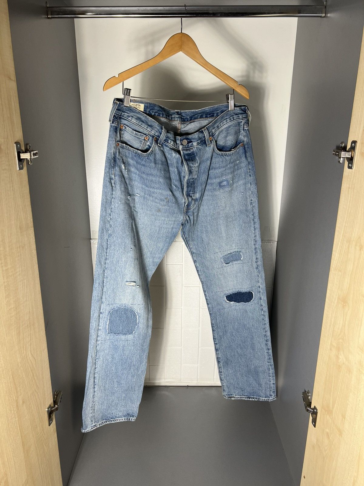 Levi's VINTAGE LEVI’S 501 150 YEARS DESIGNER DENIM JEANS CASUAL Size US 36 / EU 52 - 2 Thumbnail