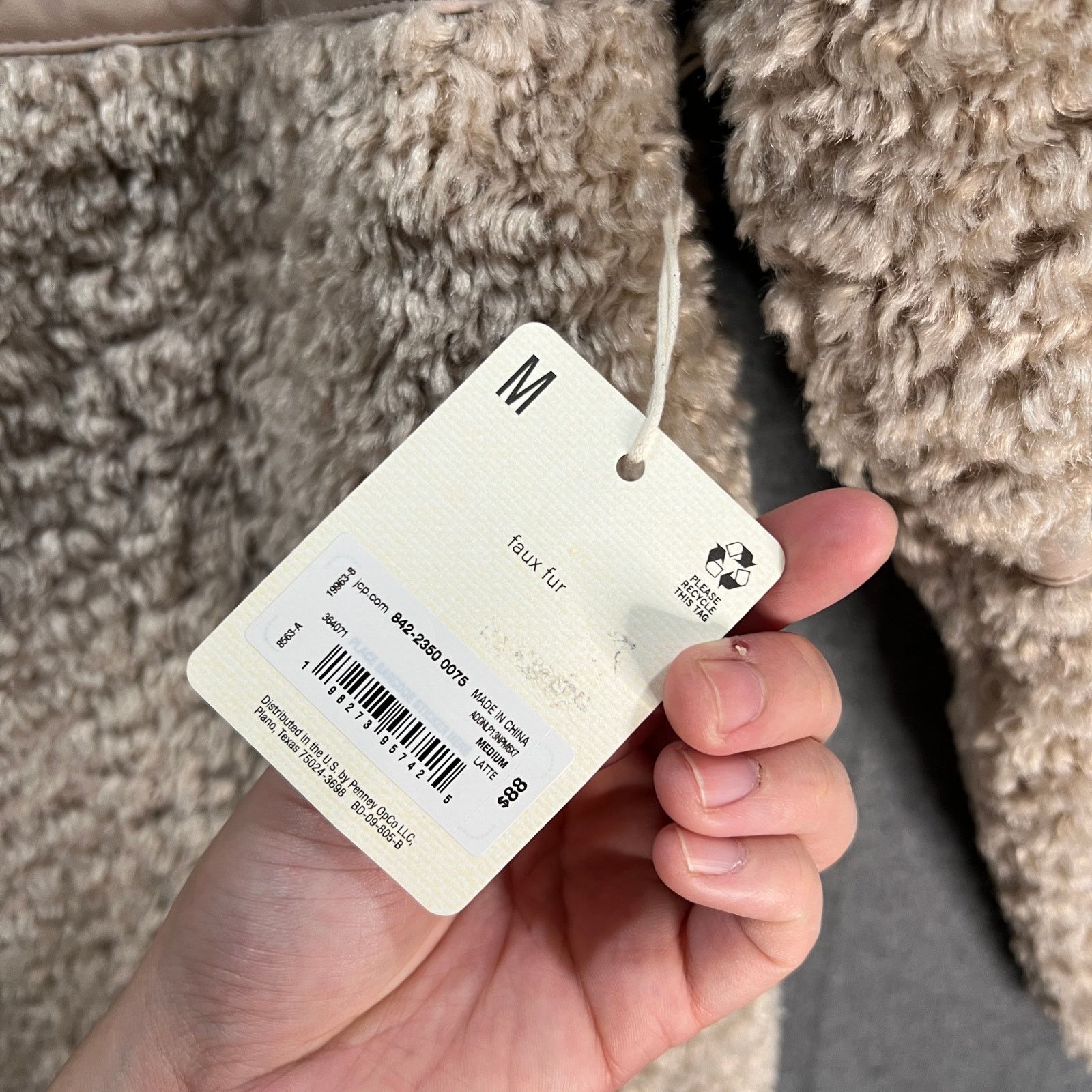 Other a.n.a Women's Winter Outerwear Coat Faux Shearling Midweight Size M / US 6-8 / IT 42-44 - 10 Thumbnail