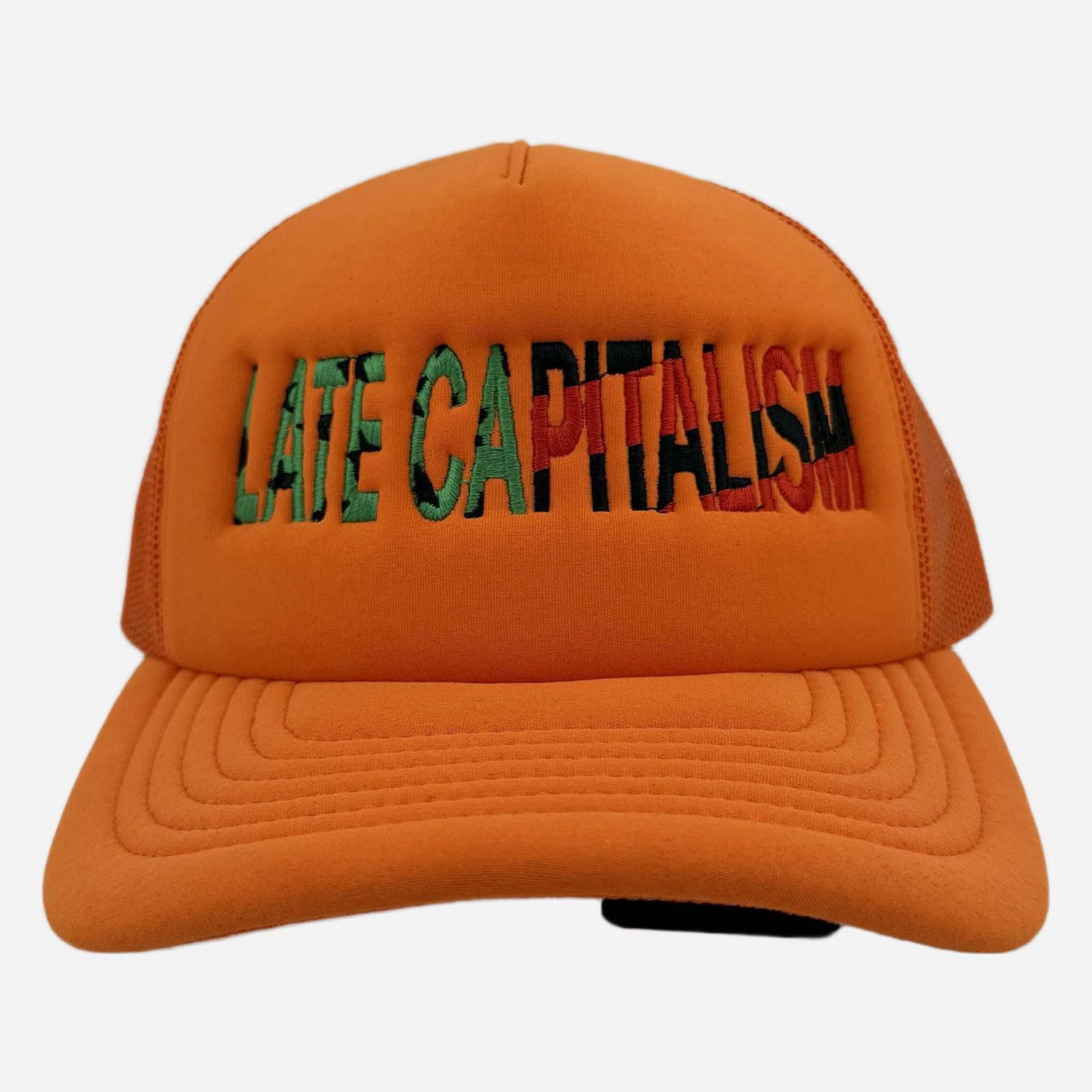 DENIM TEARS Denim Tears Late Capitalism Trucker Hat Size ONE SIZE - 1 Thumbnail