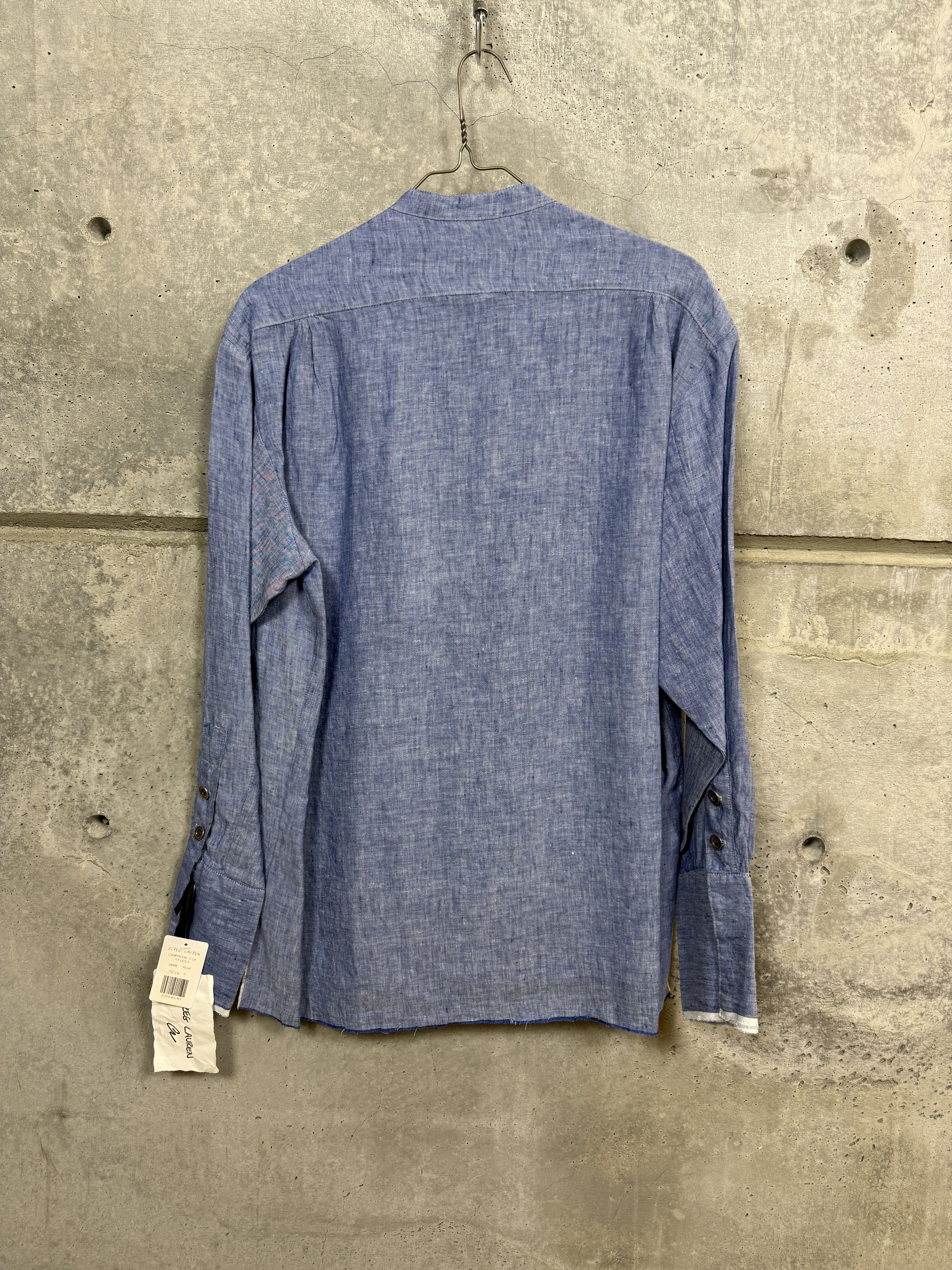 Greg Lauren $950 Greg Lauren Chambray Linen Tux Studio Jacket Size US L / EU 52-54 / 3 - 2 Thumbnail