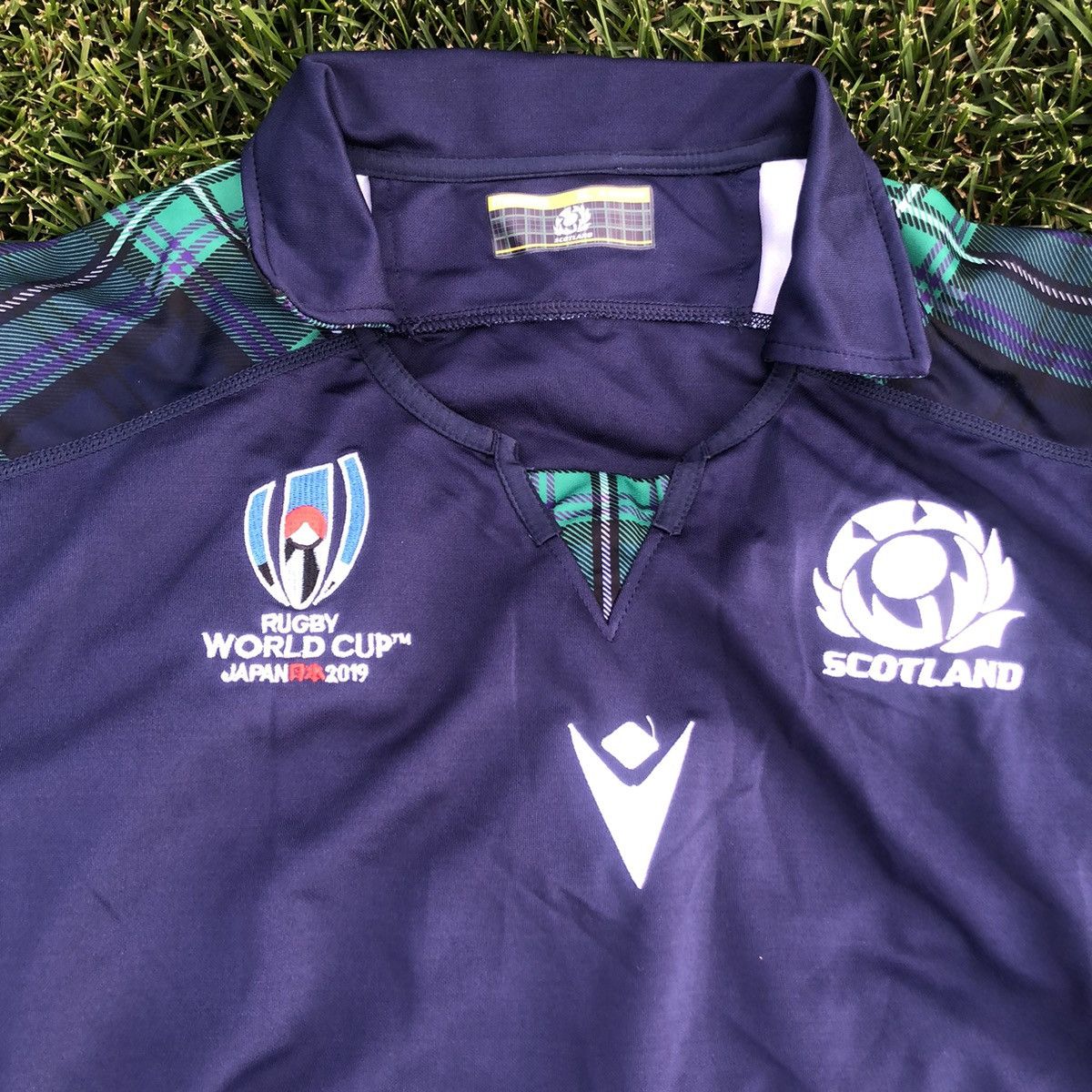 Macron × Vintage Scotland rugby World Cup Japan 2019 macron limited jersey Size US XL / EU 56 / 4 - 4 Thumbnail