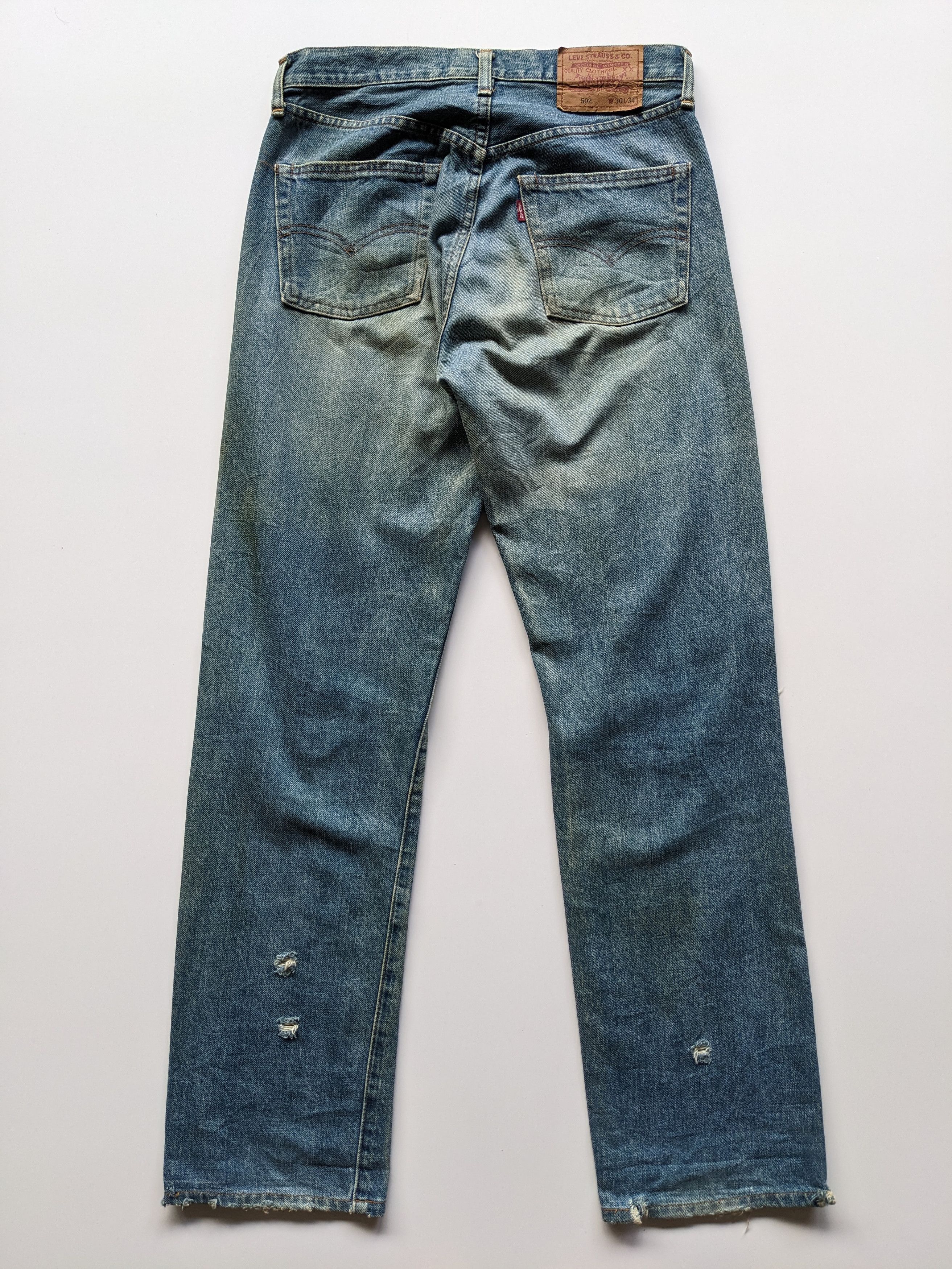 Levi's × Levi's Vintage Clothing × Vintage Vintage Levi's 502 Big E selvedge jeans Size US 31 - 3 Thumbnail