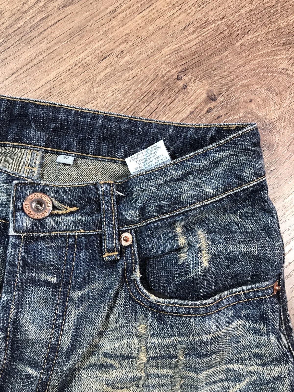 Japanese Brand × Vintage Vintage Distressed Denim Pants Jeans Size 28" / US 6 / IT 42 - 10 Thumbnail