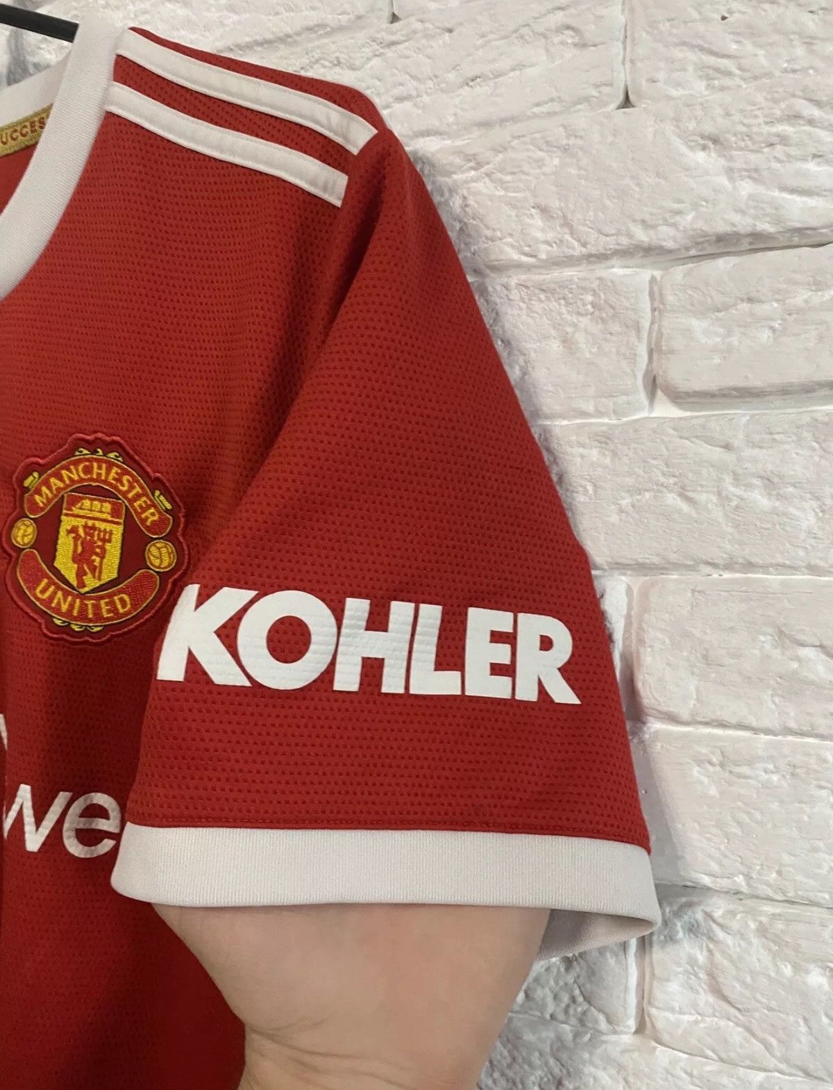 Adidas Adidas Manchester United Jersey Bruno Fernandes 18 Sz L Size US L / EU 52-54 / 3 - 2 Thumbnail
