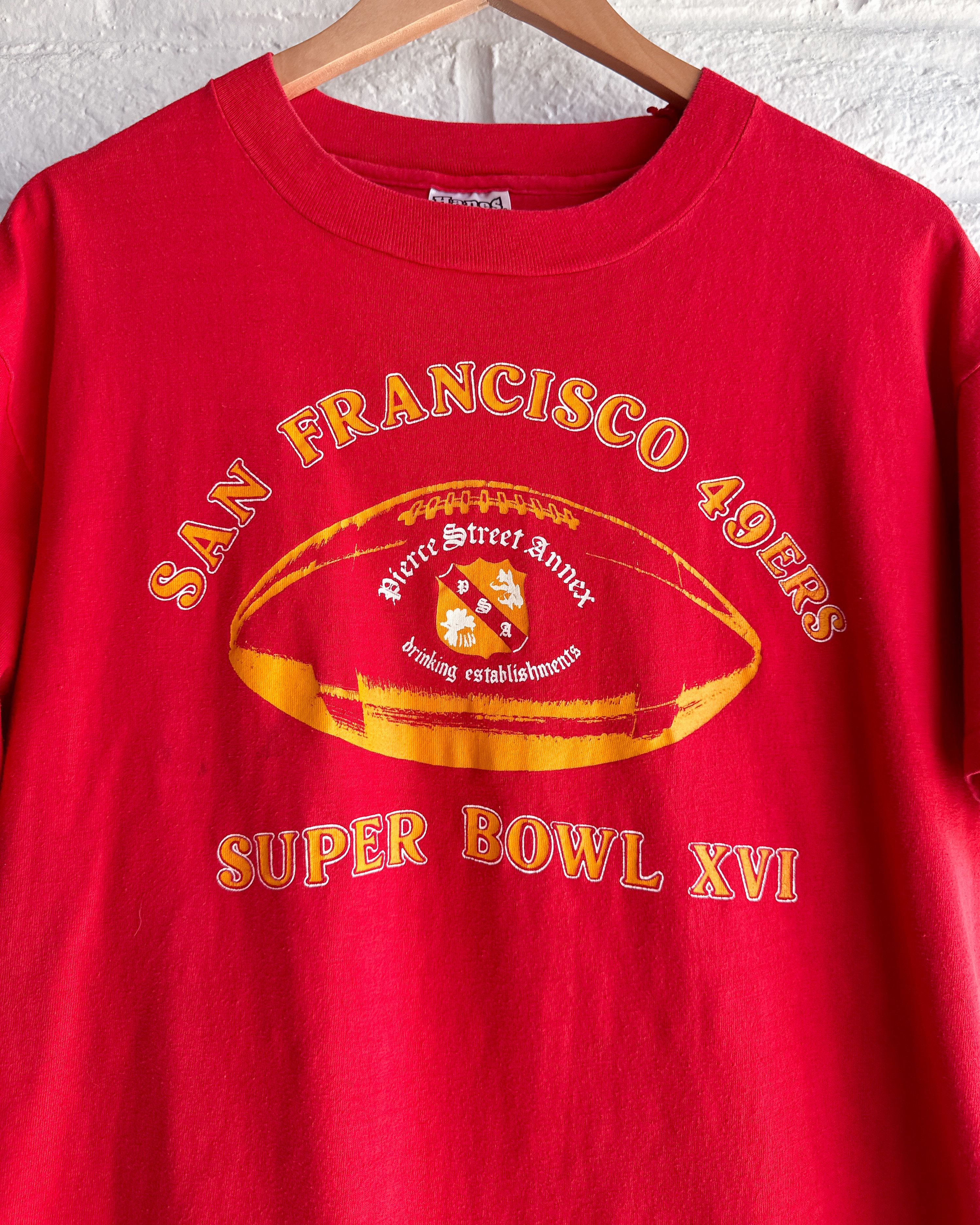 Vintage Vintage 1980s San Francisco 49ers Super Bowl XVI T Shirt XL Size US XL / EU 56 / 4 - 2 Thumbnail