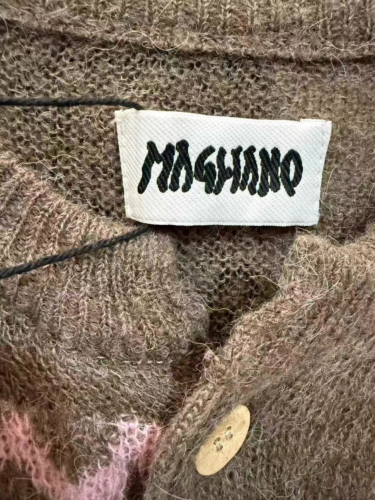 Magliano Magliano Mohair Knitted Cardigan K31 Size US S / EU 44-46 / 1 - 2 Thumbnail