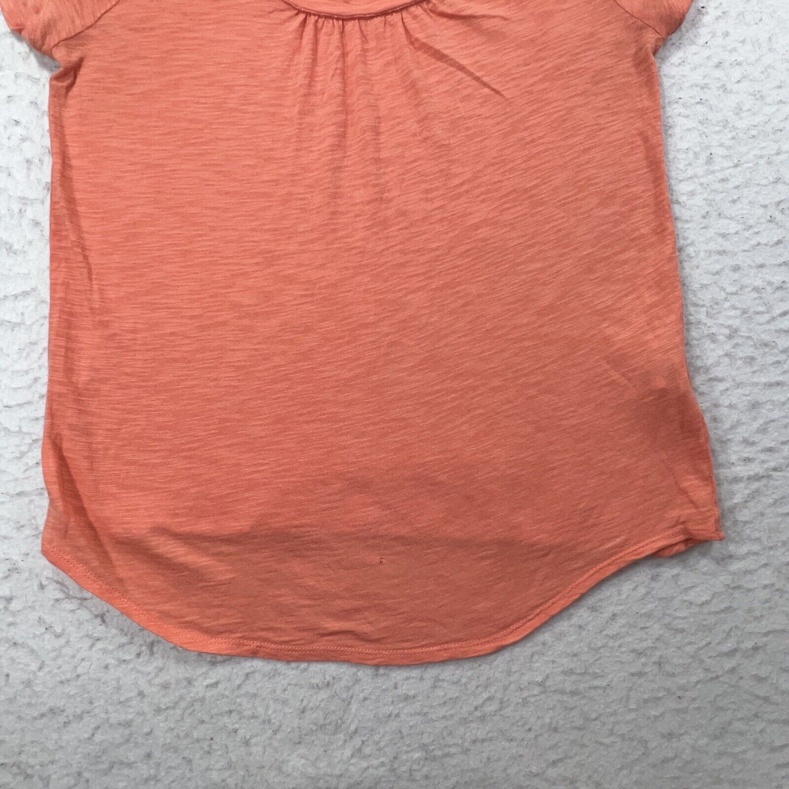 Lucky Brand Lucky Brand Short Sleeve Shirt Button Shoulder Top Size XS / US 0-2 / IT 36-38 - 5 Thumbnail
