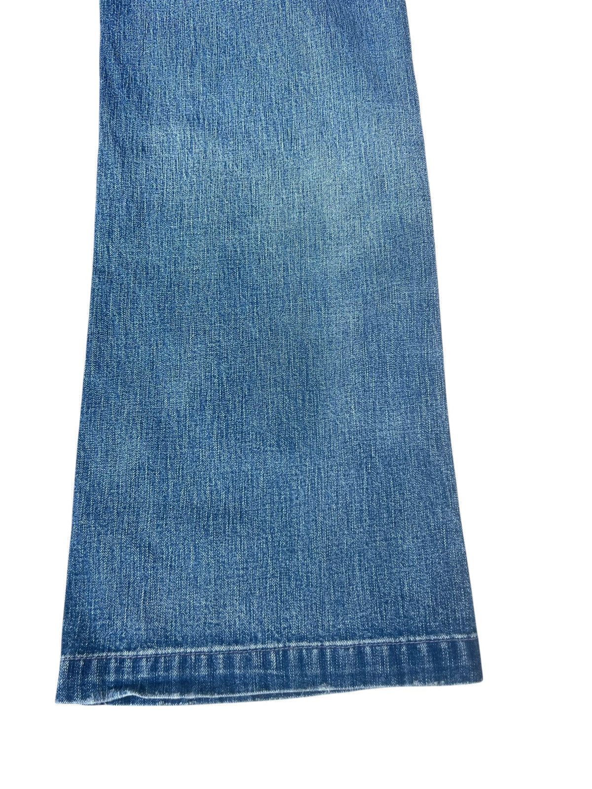 Blue Blue Japan Loose Flare Inpaichthys Kerri Japan Fade Denim Work Jeans Size US 30 / EU 46 - 19 Thumbnail