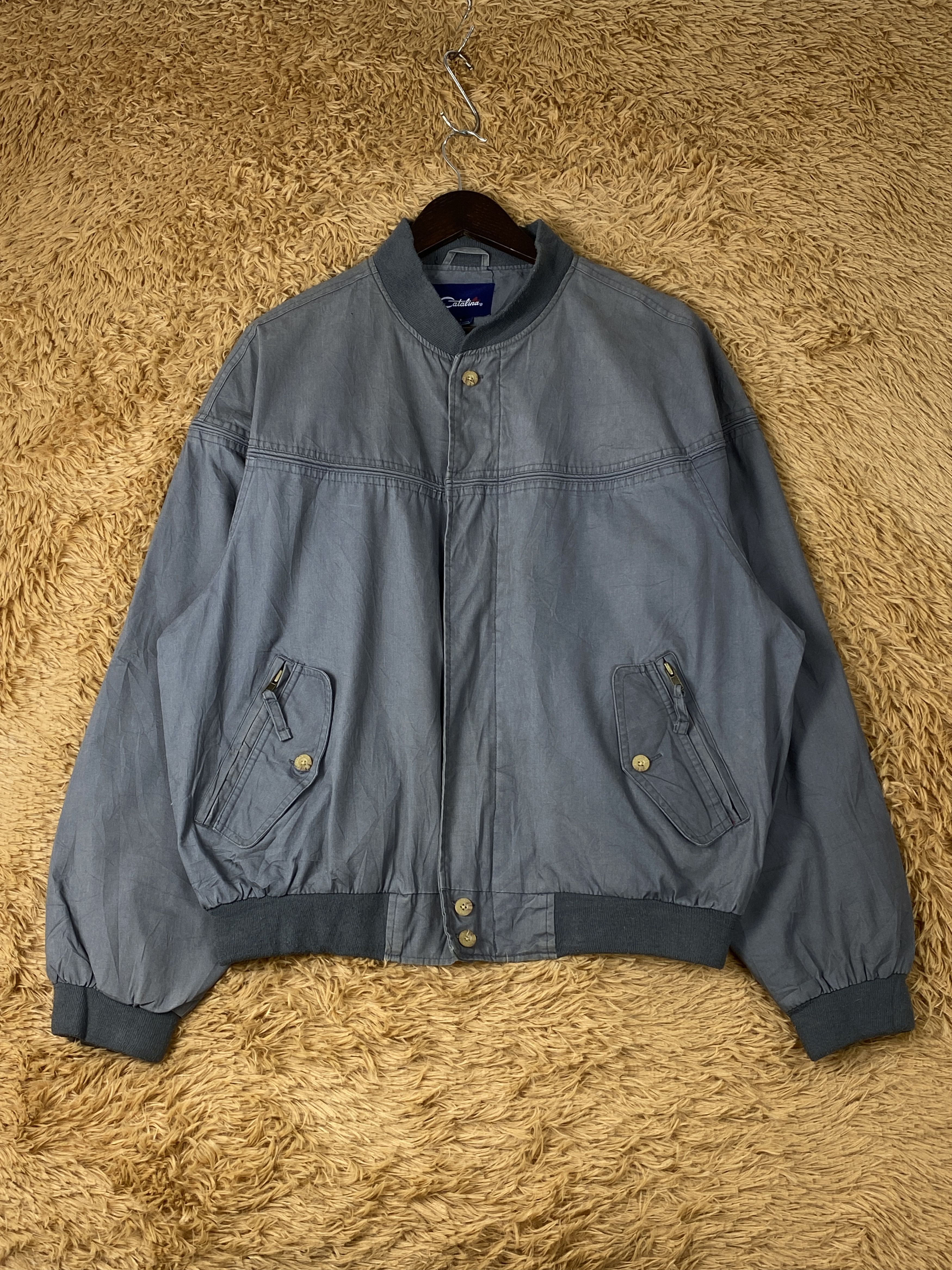 image of Catalina Bombers Jacket in Dark Grey, Men's (Size Large)