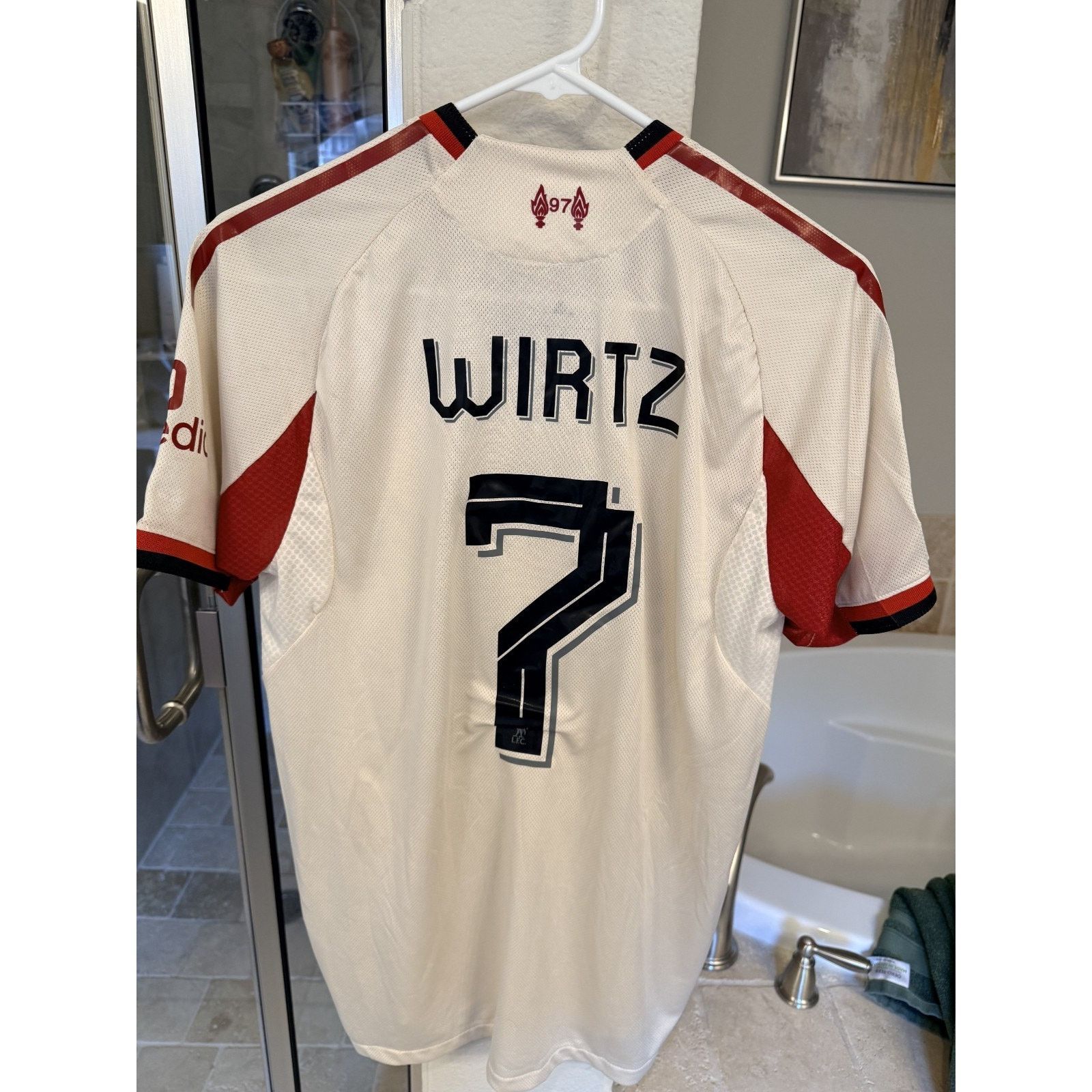 Adidas 2024-25 Liverpool Away Jersey WIRTZ Adidas Authentic Match L Size US L / EU 52-54 / 3 - 6 Thumbnail