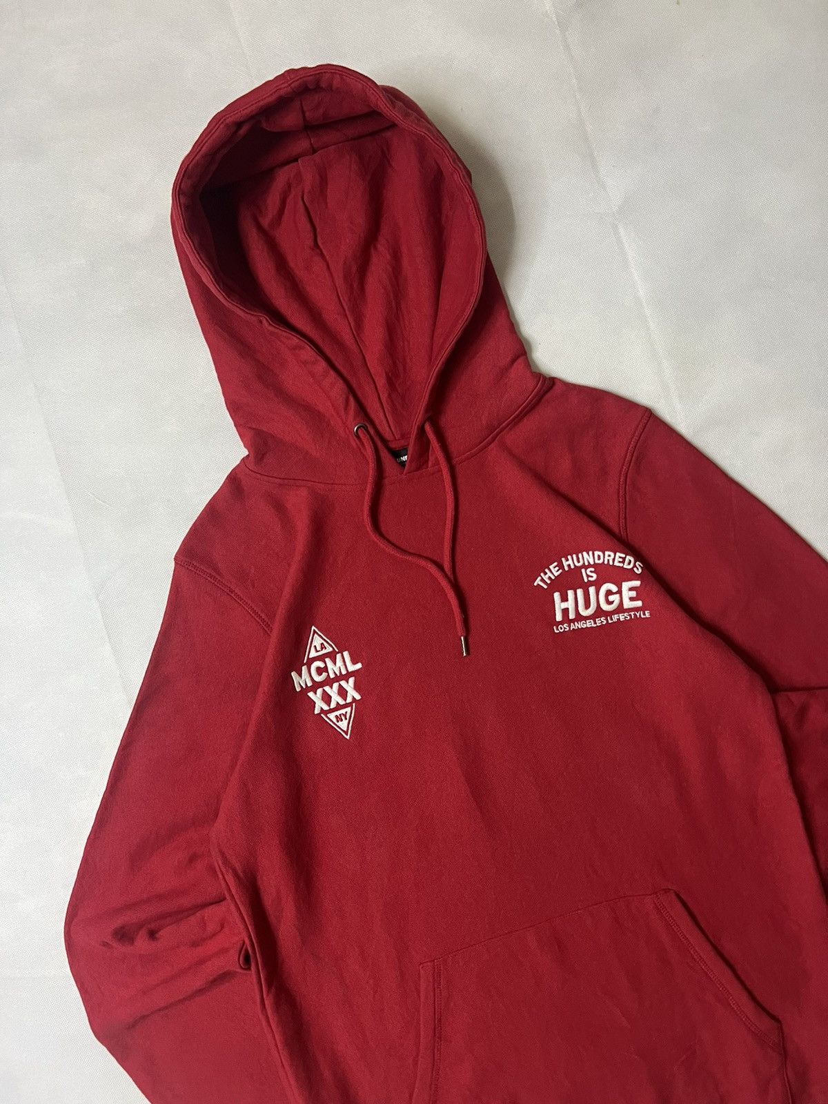 The Hundreds The Hundreds Red Pullover Hoodie Size US M / EU 48-50 / 2 - 3 Thumbnail