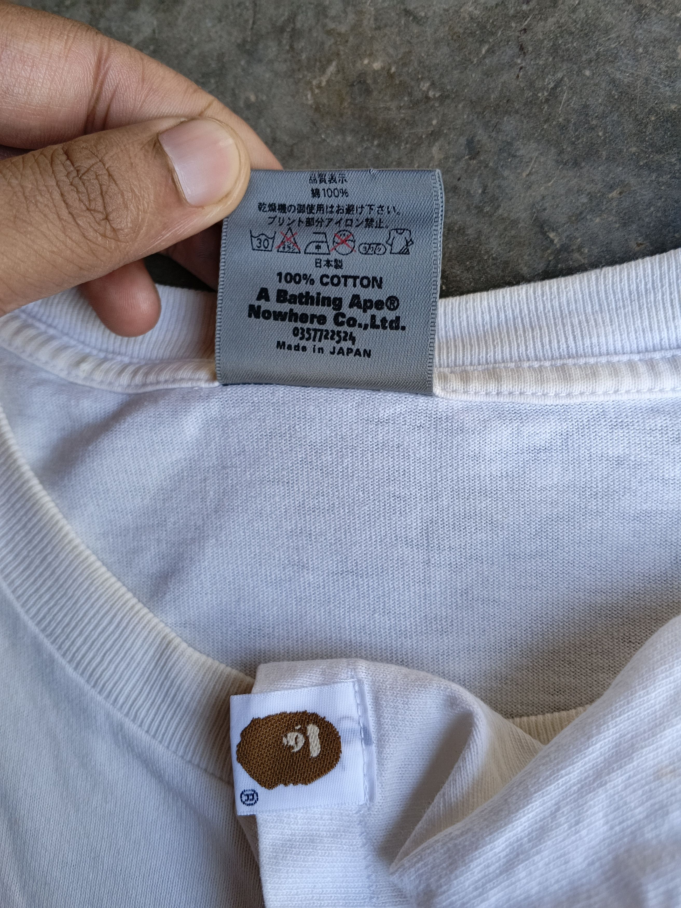 Bape Vintage y2k Bape General ideograph tag Size US M / EU 48-50 / 2 - 4 Thumbnail