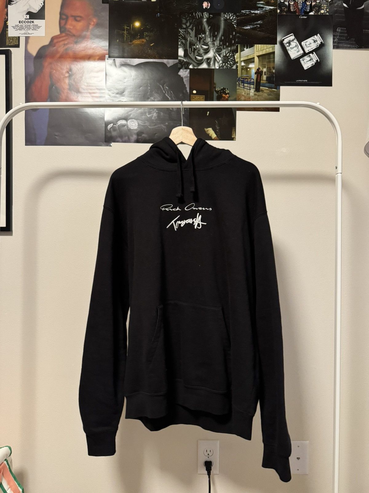 Rick Owens x Tommy Cash Logo Hoodie