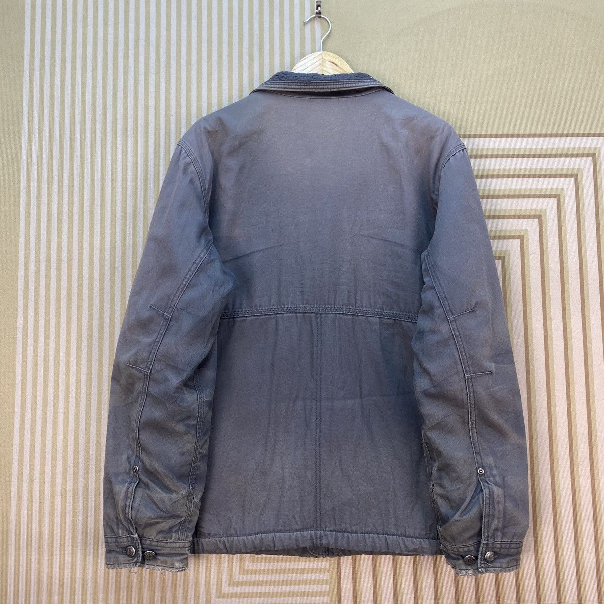 Japanese Brand 🫶Vintage Distressed Columbia Shearling Blanket Jacket Size US M / EU 48-50 / 2 - 2 Thumbnail