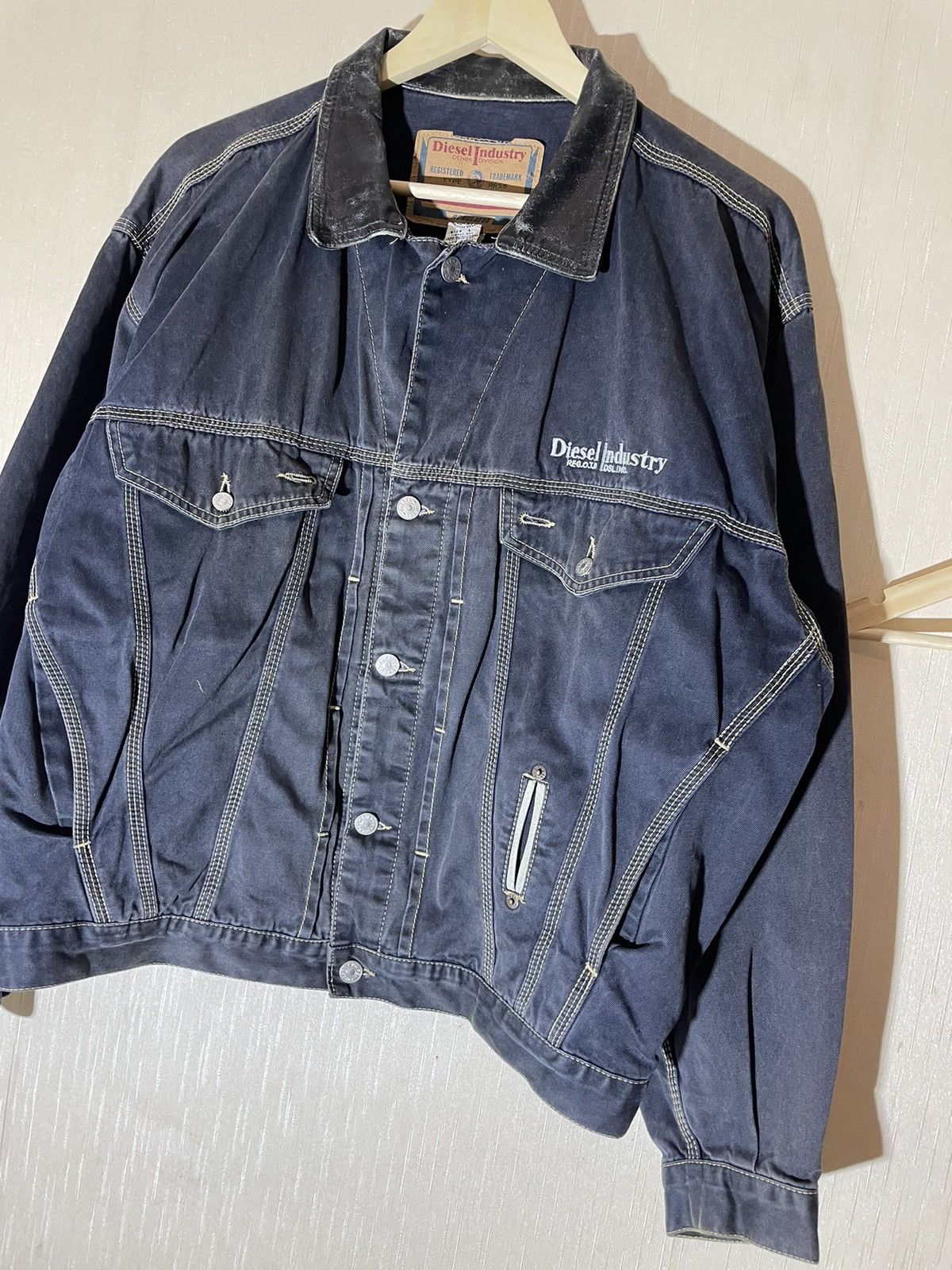 Diesel × Vintage Diesel vintage y2k jacket 00s Size US L / EU 52-54 / 3 - 11 Thumbnail