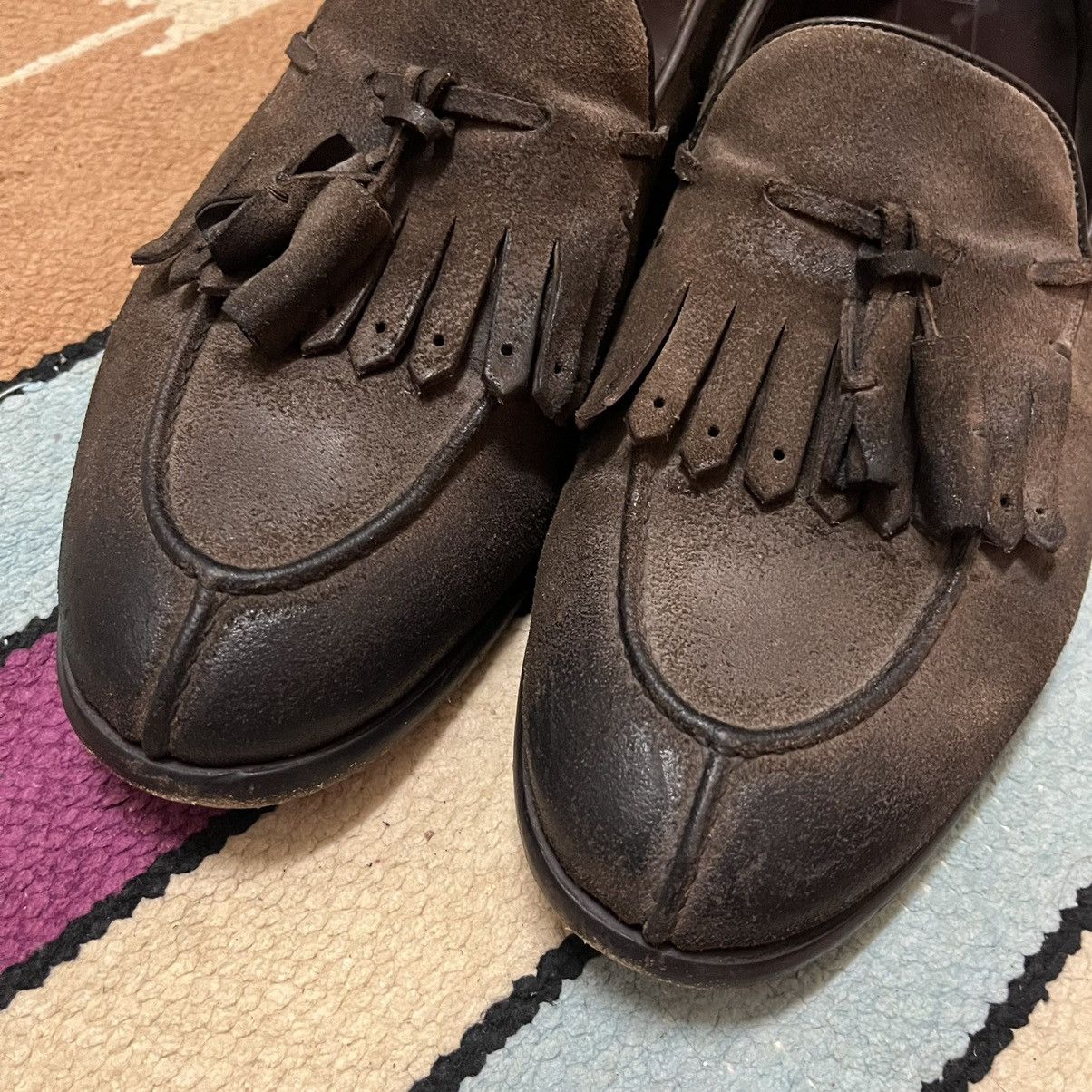 Ermenegildo Zegna Authentic Ermenegildo Zegna Loafer Leather Shoes Size US 8 / EU 41 - 10 Thumbnail