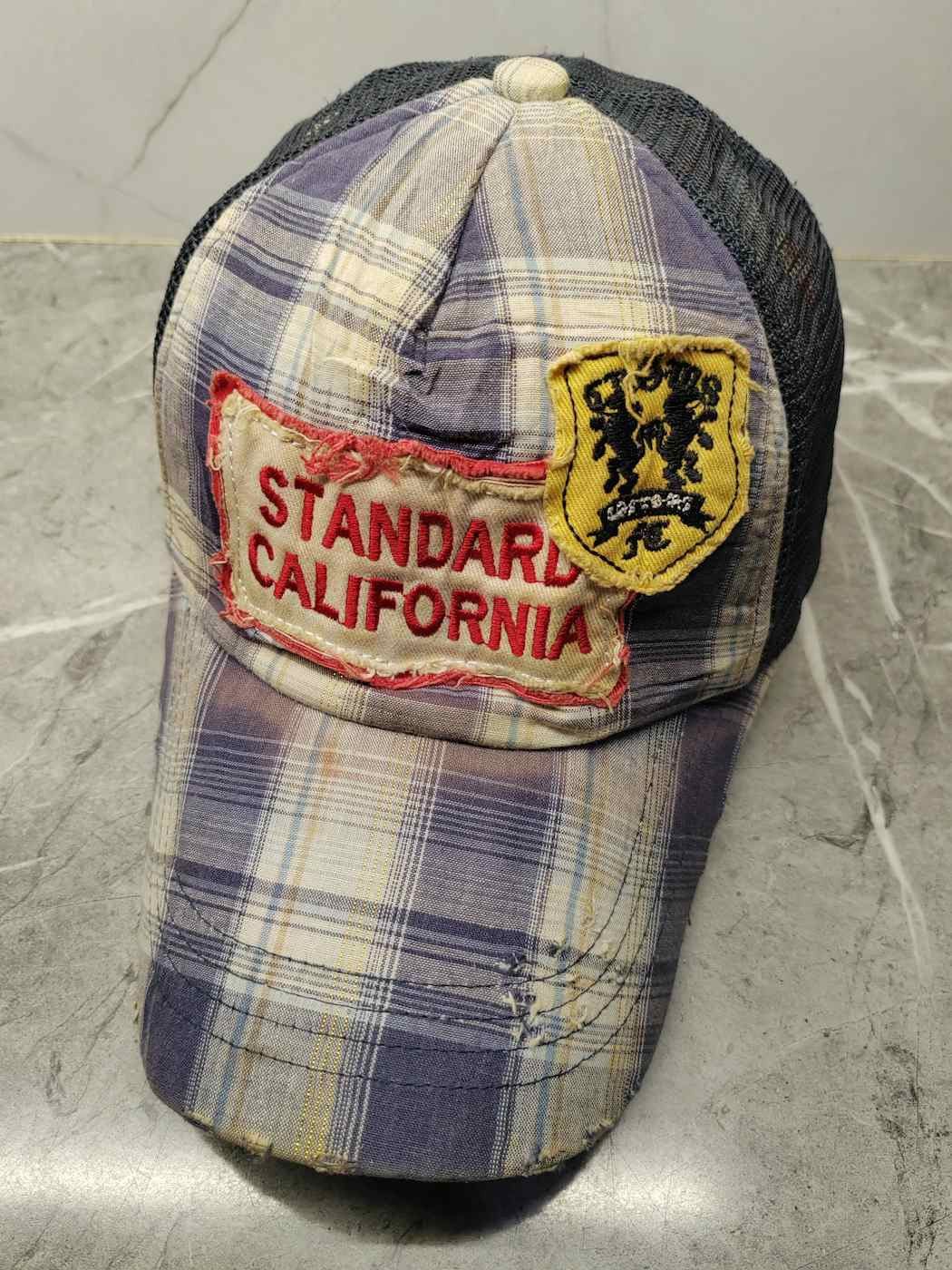 image of Vintage Standard California Distressed Style Cap Hat in Mix, Men's