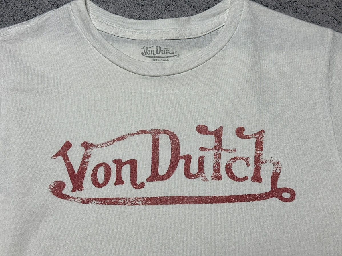Von Dutch Vintage Von Dutch Logo Y2K T-Shirt Size S / US 4 / IT 40 - 4 Thumbnail