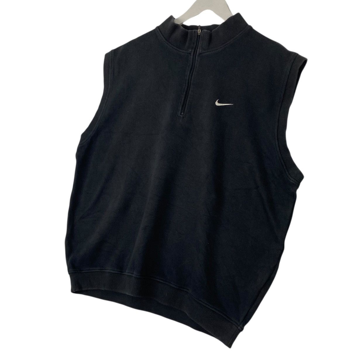 Other Vintage Nike Swoosh Half Zip Sleeveless Sweatshir Small Logo Size US M / EU 48-50 / 2 - 2 Thumbnail