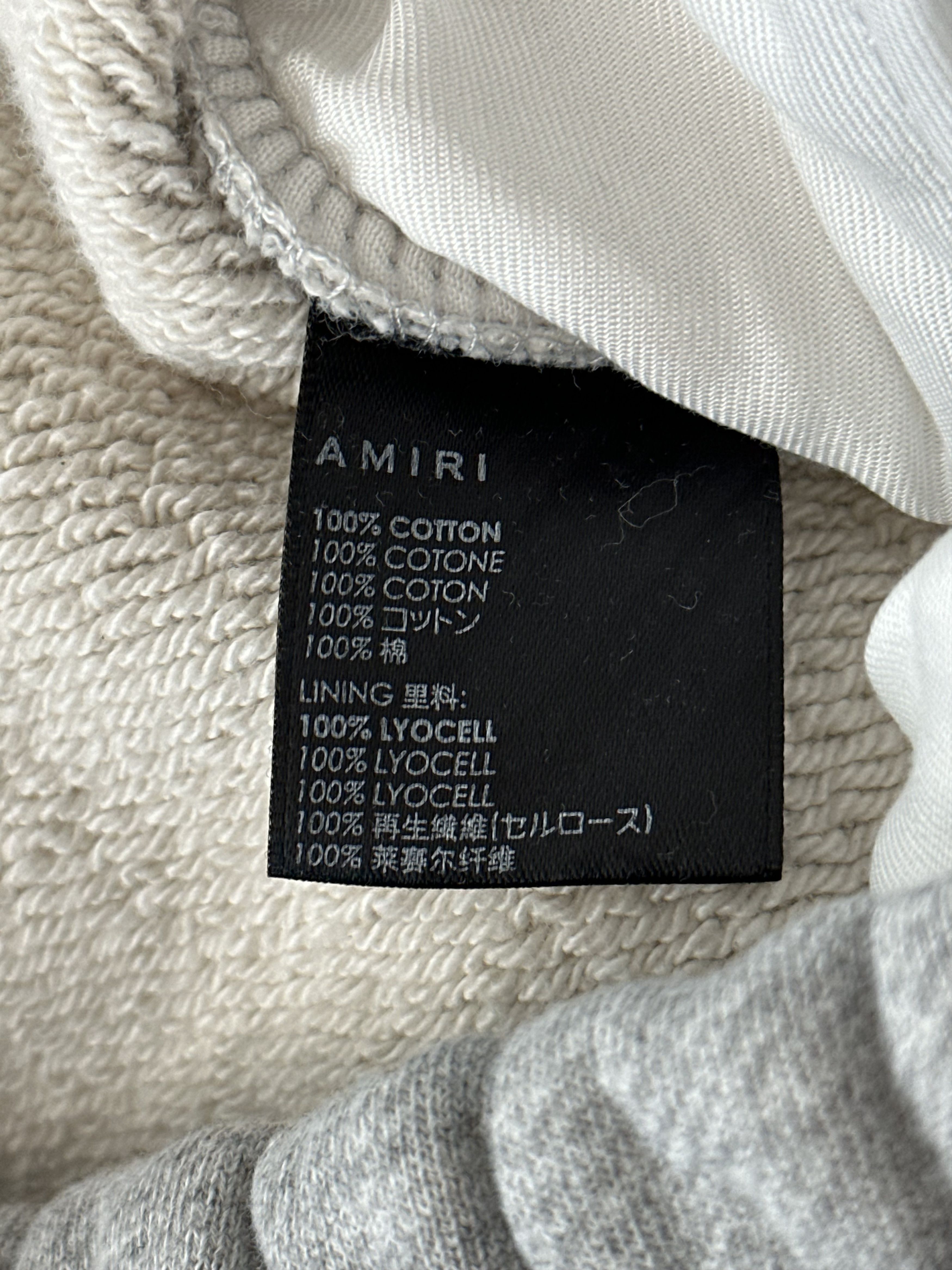 Amiri Amiri Grey Staggered Logo Sweatpants Size US 36 / EU 52 - 4 Thumbnail