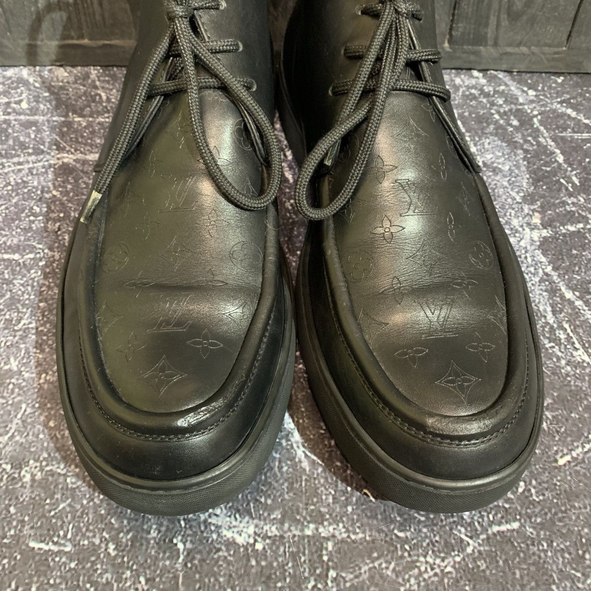 Louis Vuitton Louis Vuitton Black leather chukka boots Size 8.5 Size US 8.5 / EU 41-42 - 6 Thumbnail