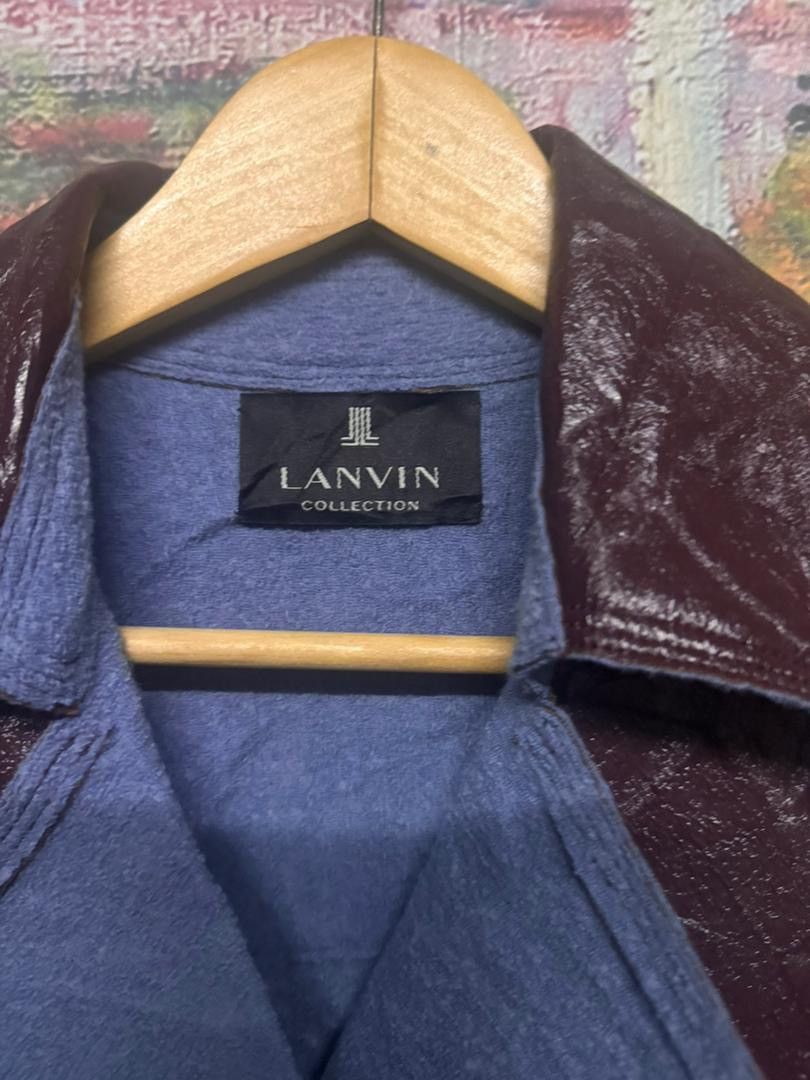 Lanvin Lanvin Collection Polyurethene Long Jacket Size US L / EU 52-54 / 3 - 12 Thumbnail