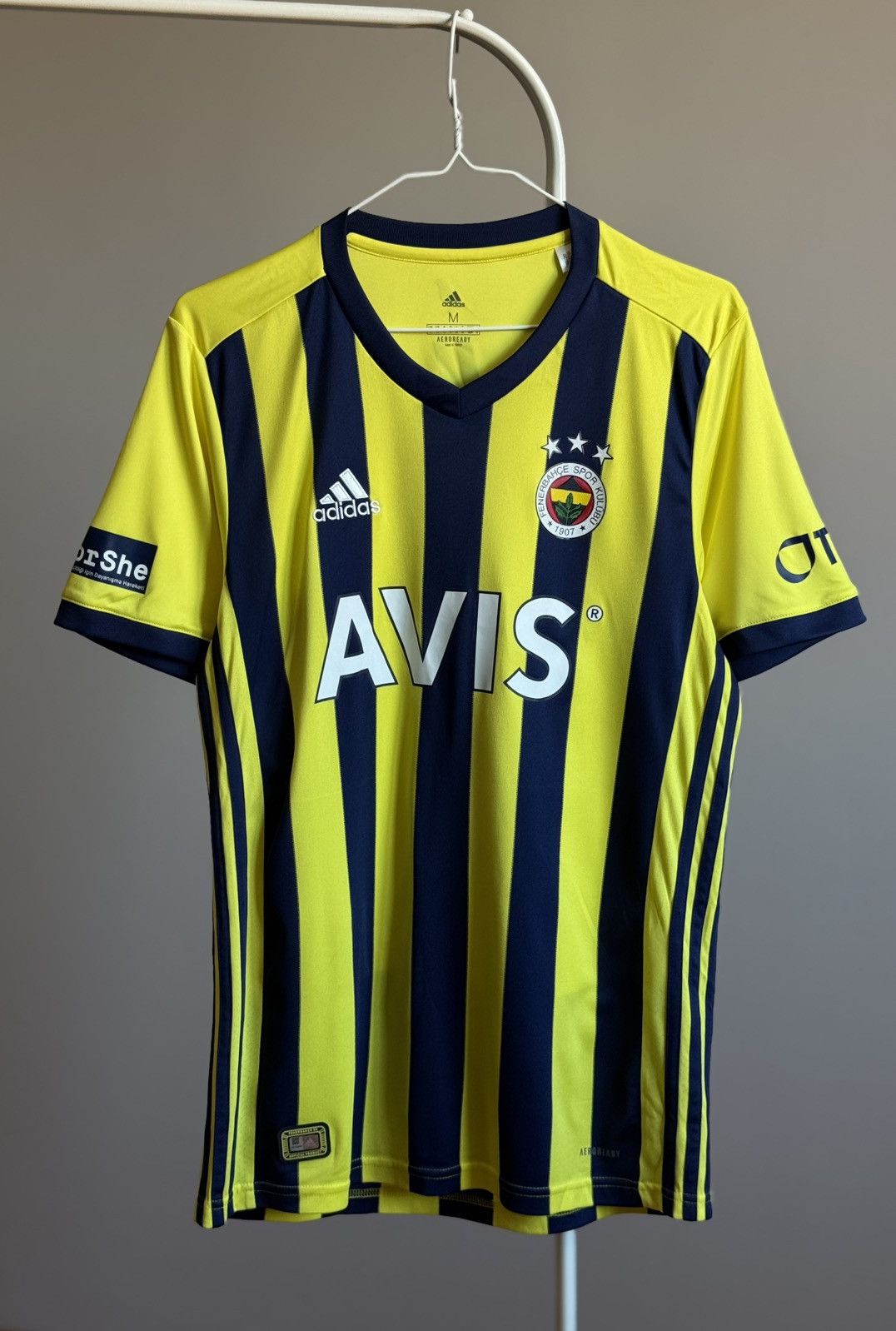 Vintage Adidas Fenerbahce SK 2020 2021 Jersey T-shirt Size US M / EU 48-50 / 2 - 1 Thumbnail