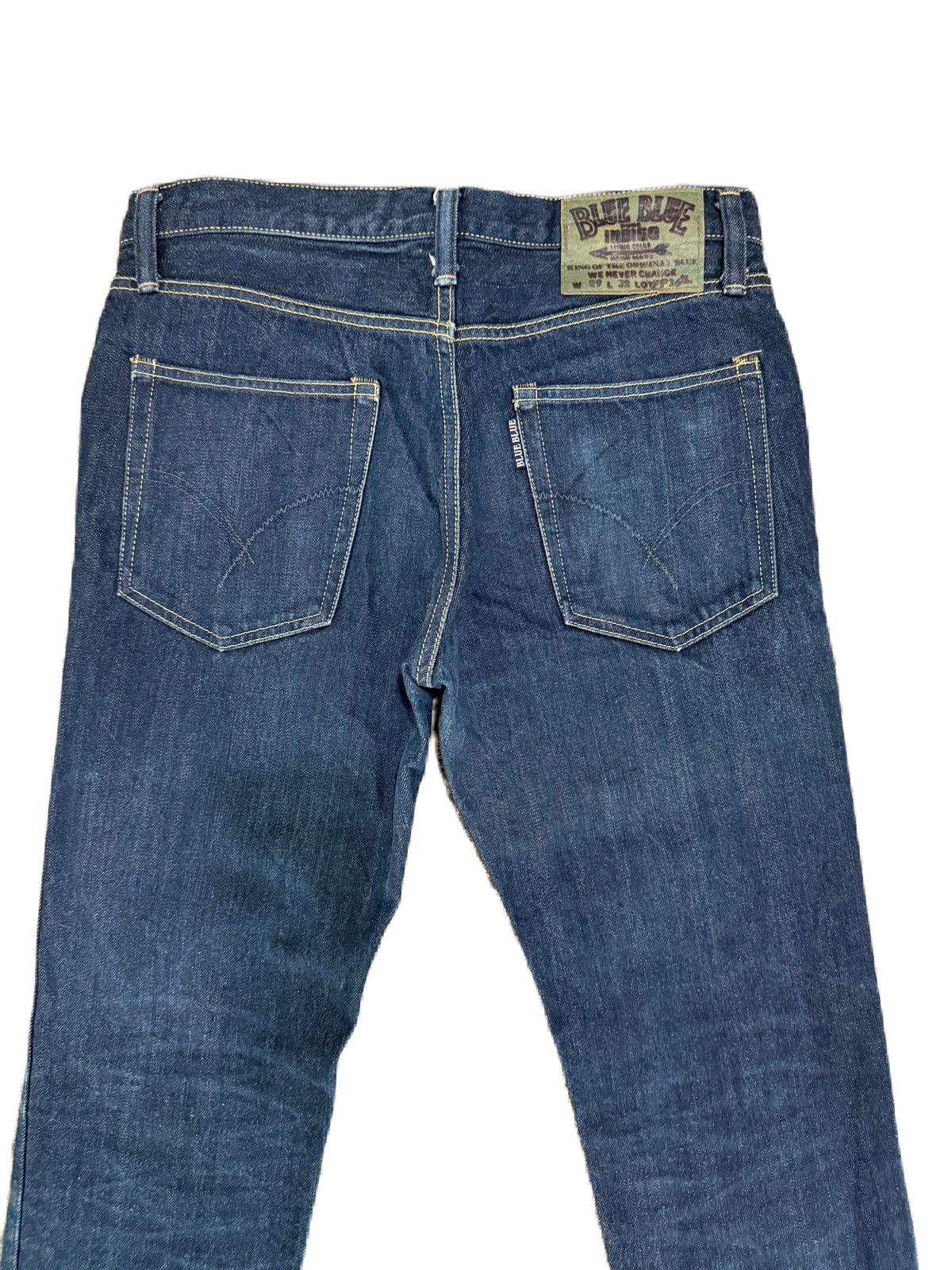 Blue Blue Japan BLUE BLUE JAPAN X HOLLYWOOD RANCH MARKET SLIM TYPE DENIM Size US 29 - 4 Thumbnail