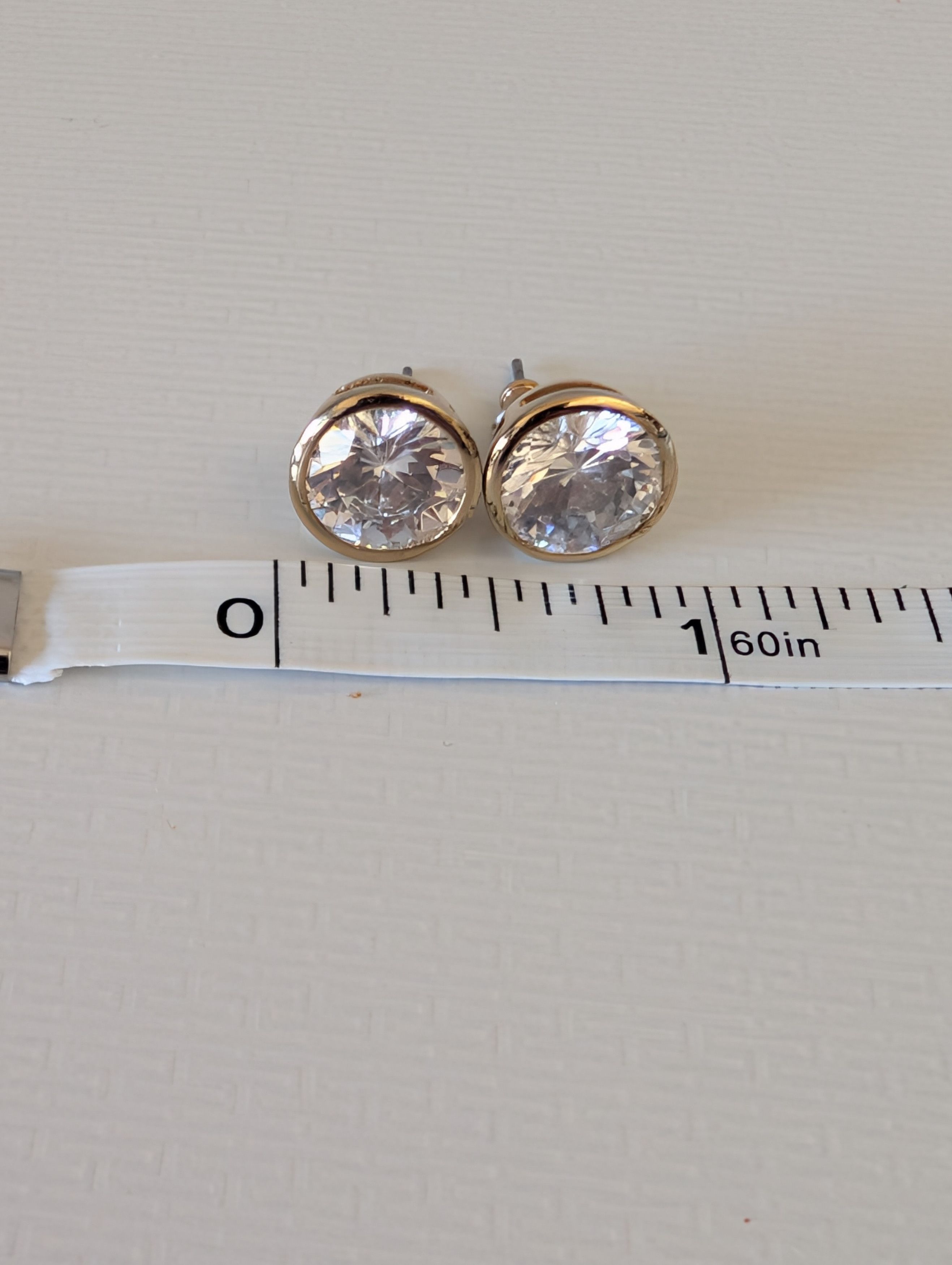 Other Vintage Inesse M. Bezel-Set CZ Studs (Circa 2001) Size ONE SIZE - 6 Thumbnail