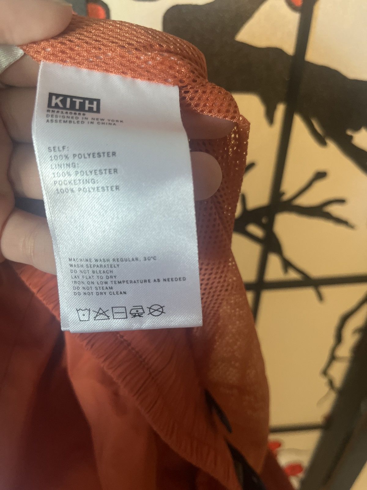 Kith Kith Orange Shorts Mesh Inside (Slightly Used) Size US 34 / EU 50 - 5 Thumbnail