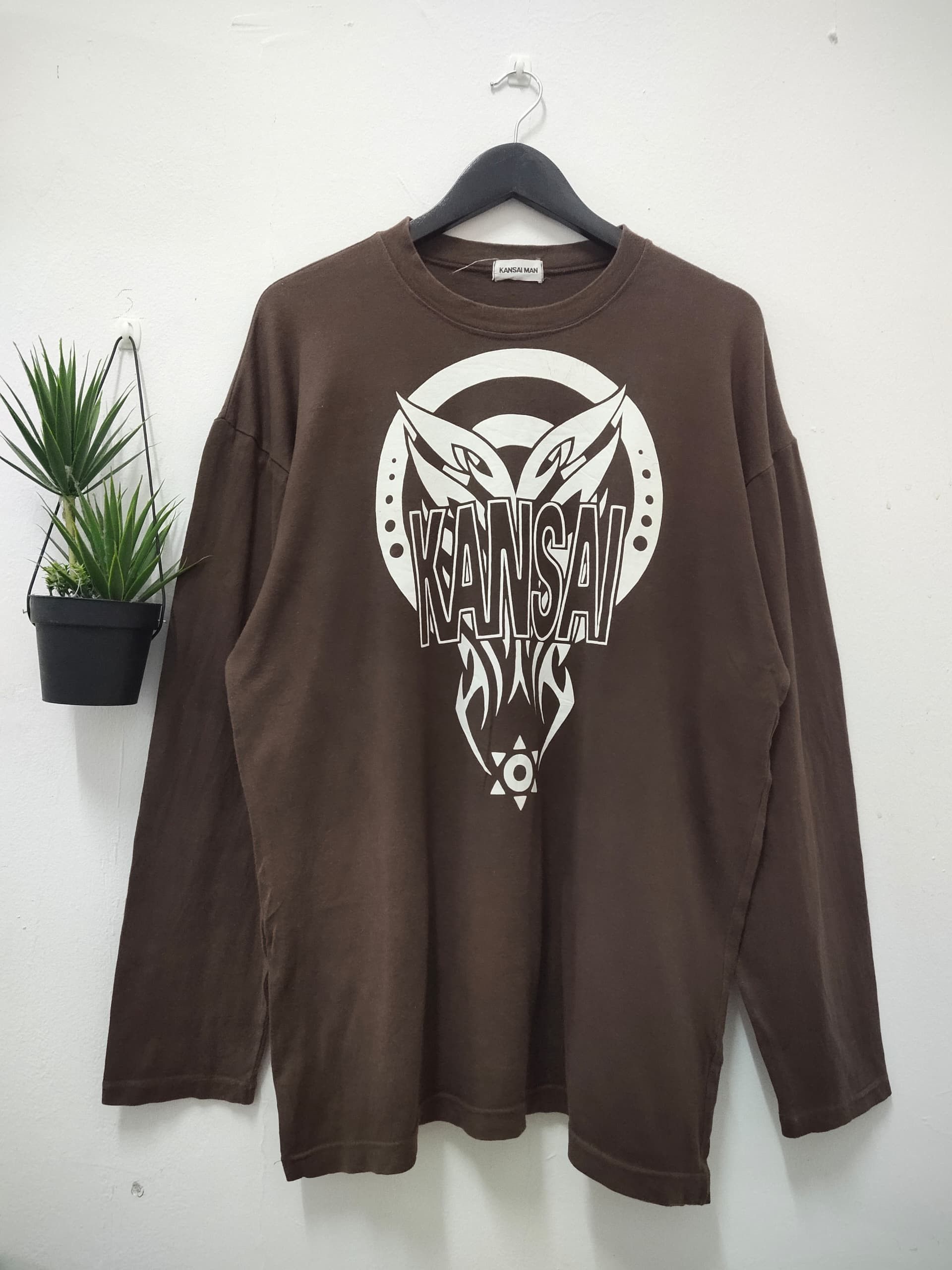 Japanese Brand Kansai Man Big logo graphic tee japanese brand Size US XL / EU 56 / 4 - 1 Thumbnail